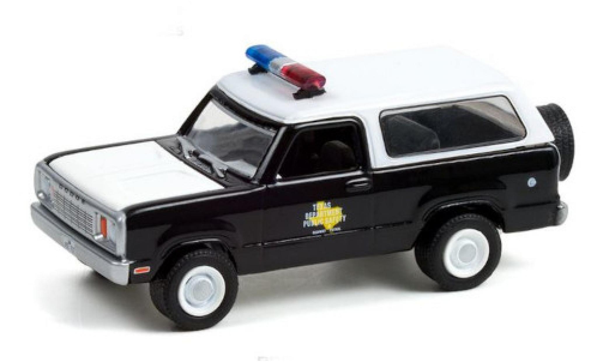 Dodge RAM 1/64 Greenlight Ramcharger Texas Department of Public Safety modellino in miniatura
