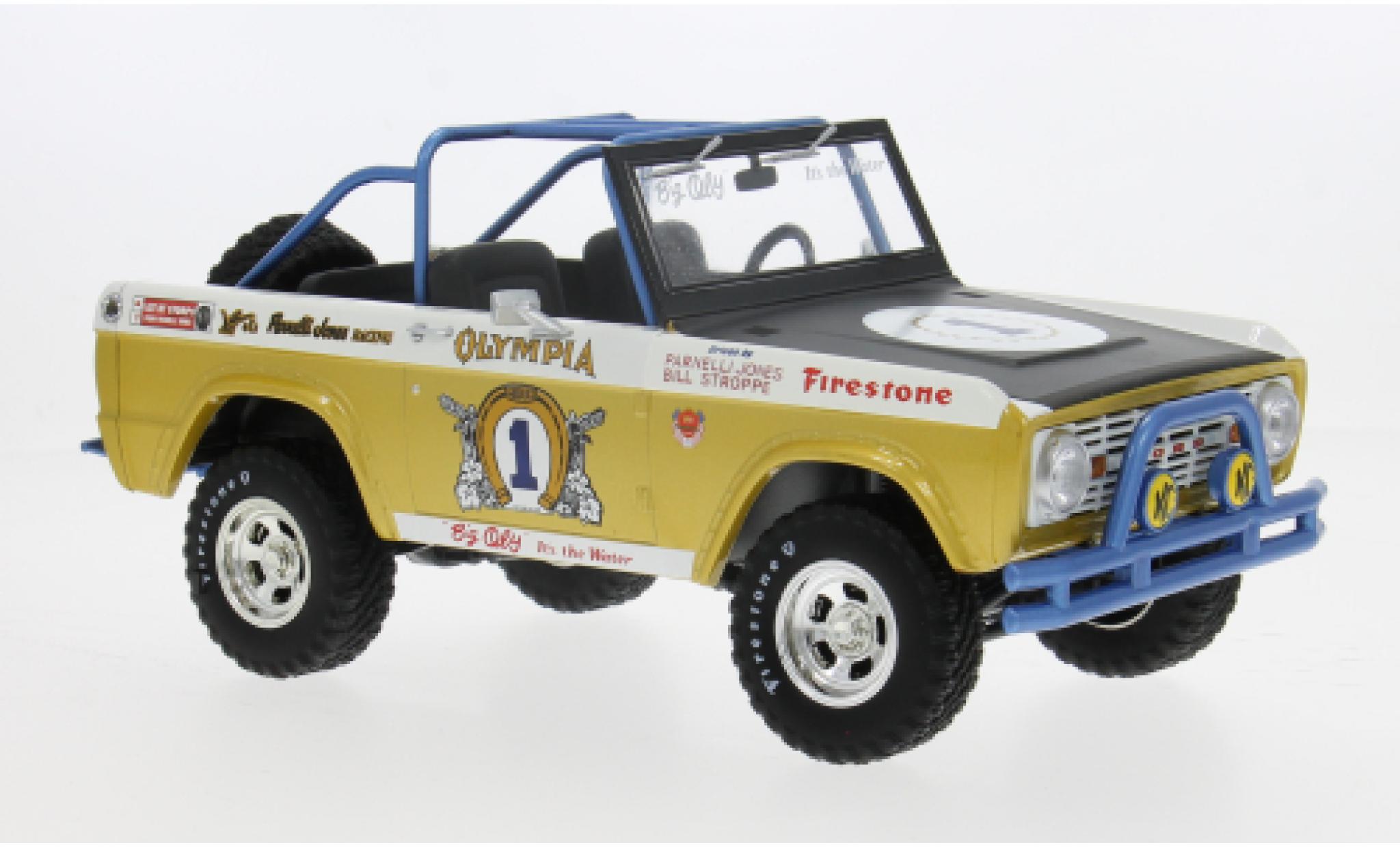 Ford Bronco Greenlight Baja 1970 Big Oly Tribute Edition 1:18 modellino in miniatura