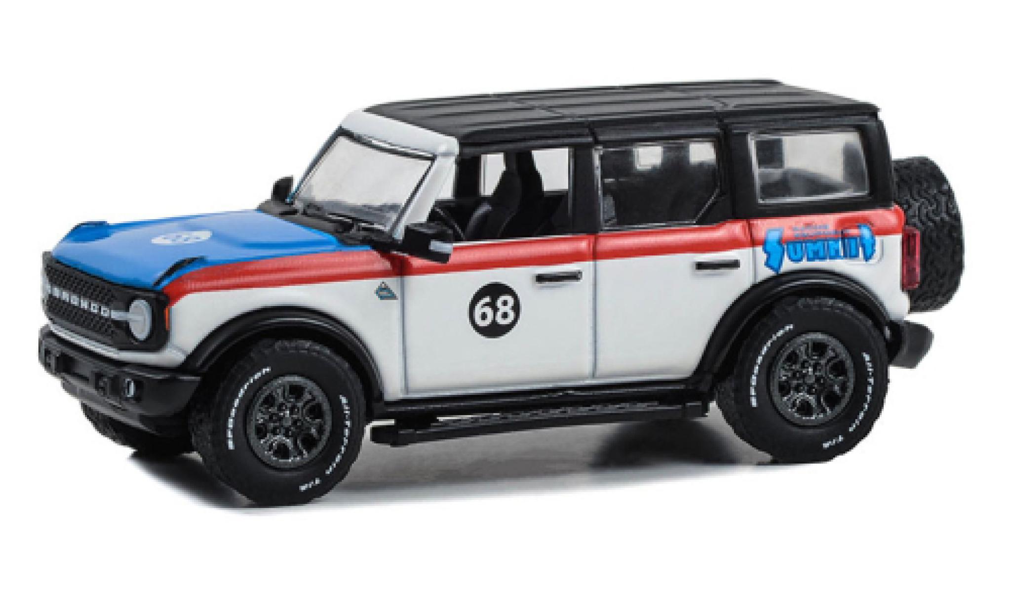 Ford Bronco 1/64 Greenlight Black Diamond Summit Racing Equipment 2022 1:64 modellino in miniatura