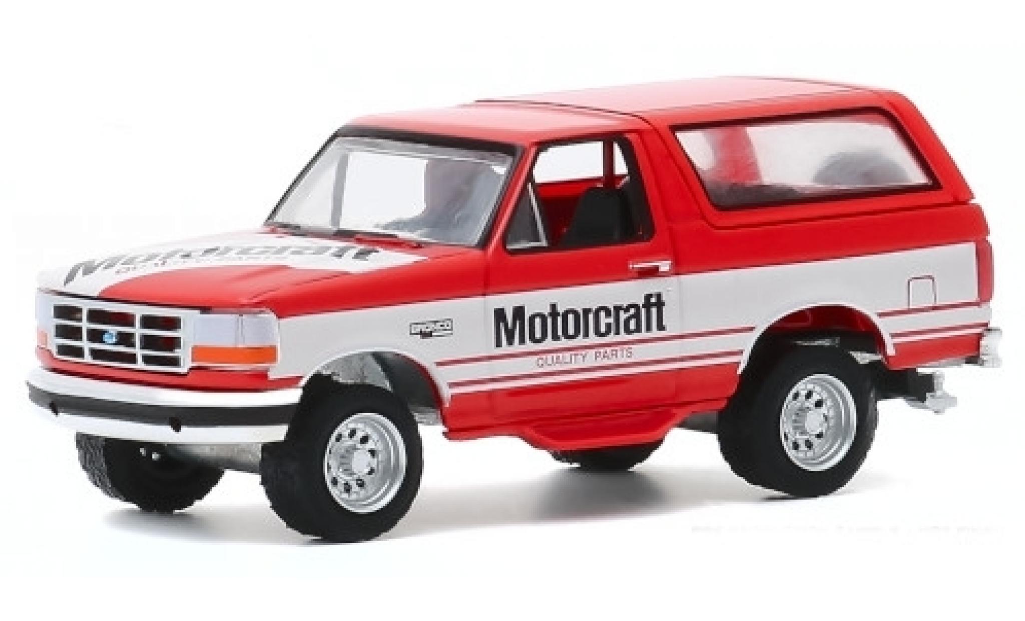 Ford Bronco 1/64 Greenlight Motorcraft Quality Parts 1994 modellino in miniatura