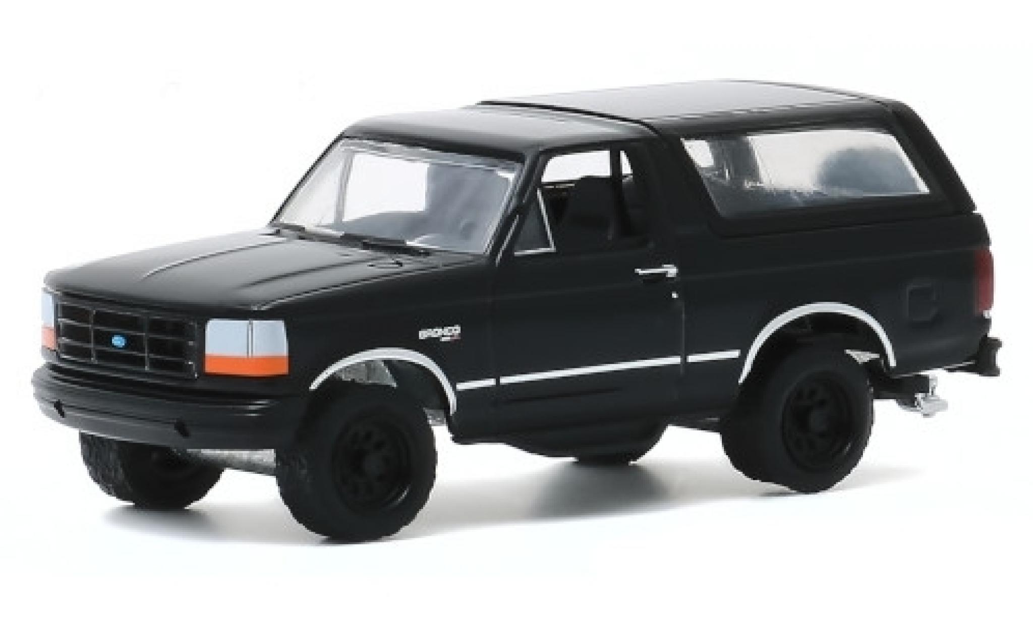 Ford Bronco 1/64 Greenlight nero 1994 modellino in miniatura