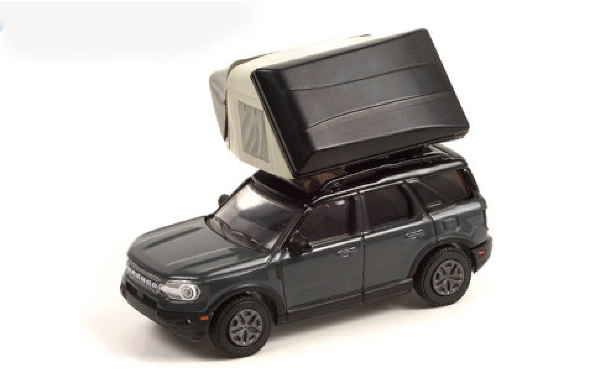 Ford Bronco 1/64 Greenlight Sport grigio 2021 modellino in miniatura