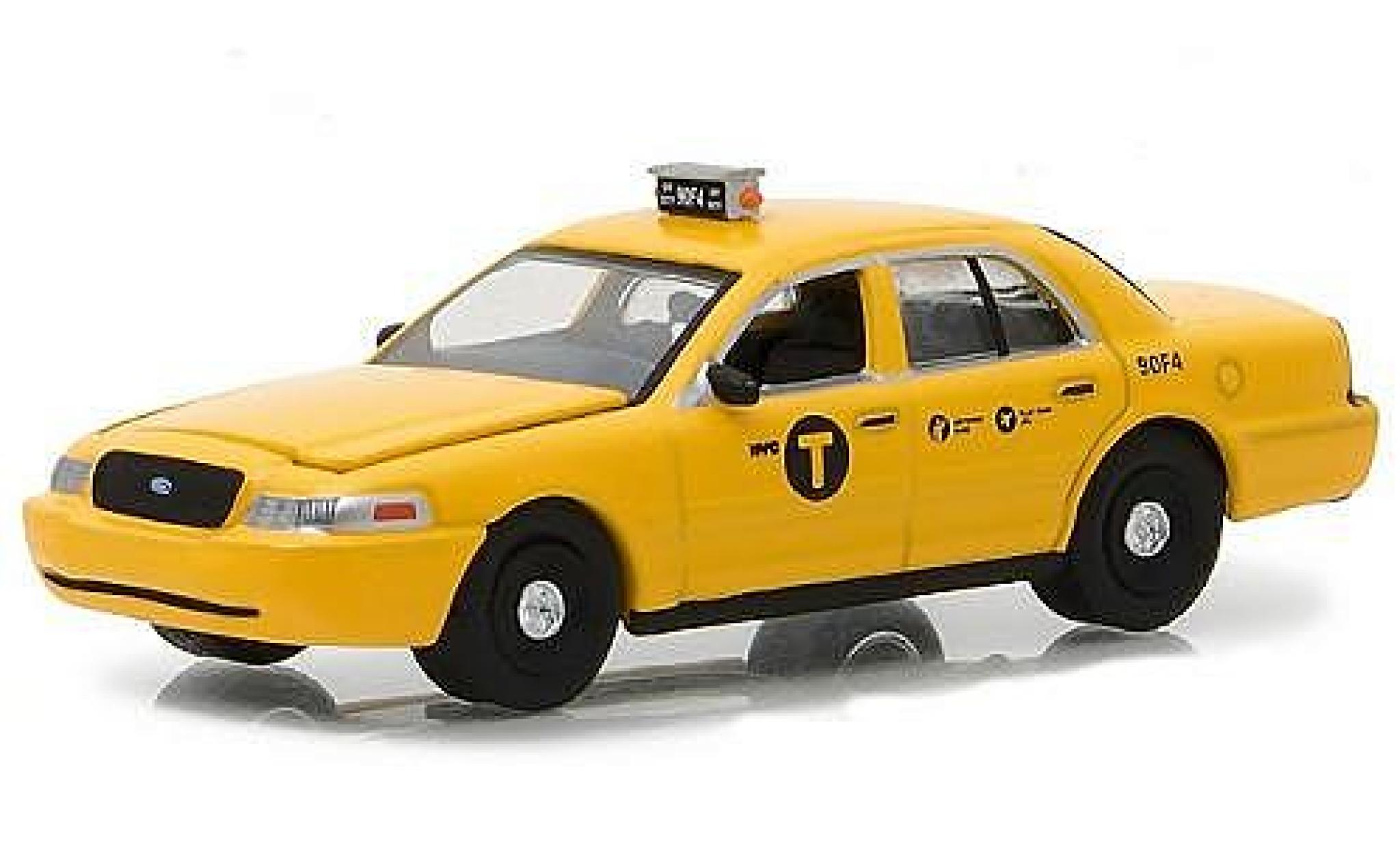 Ford Crown 1/64 Greenlight Victoria giallo Film John Wick 2008 modellino in miniatura