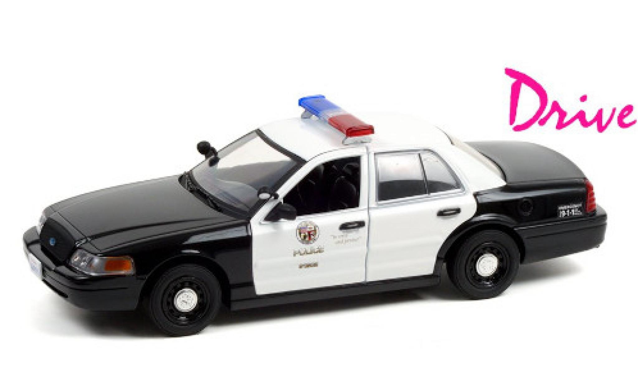 Ford Crown 1/24 Greenlight Victoria Los Angeles Police Department 2001 Police Interceptor modellino in miniatura