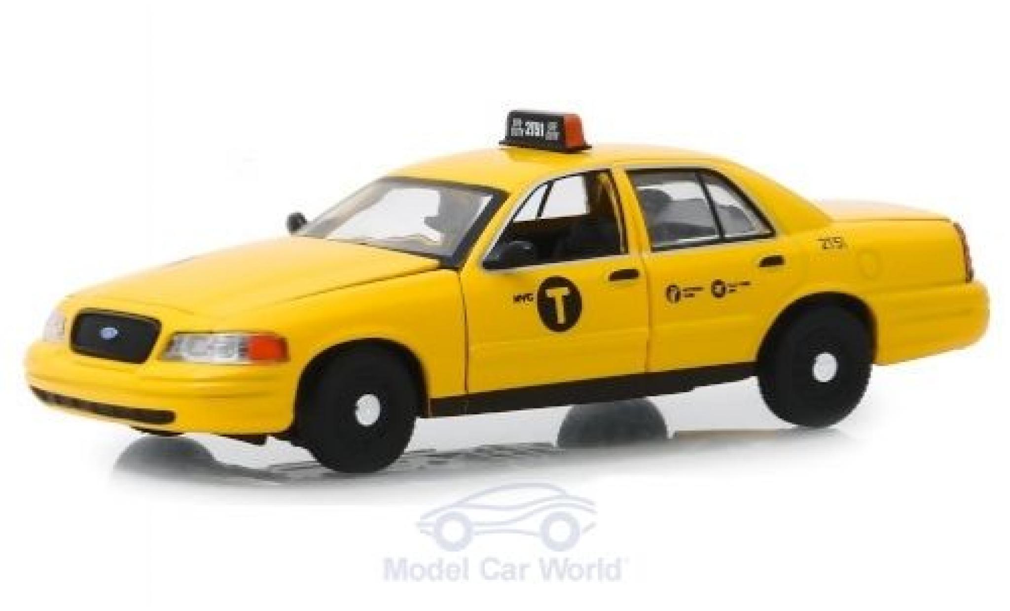 Ford Crown 1/43 Greenlight Victoria N.Y.C Taxi 2011 modellino in miniatura