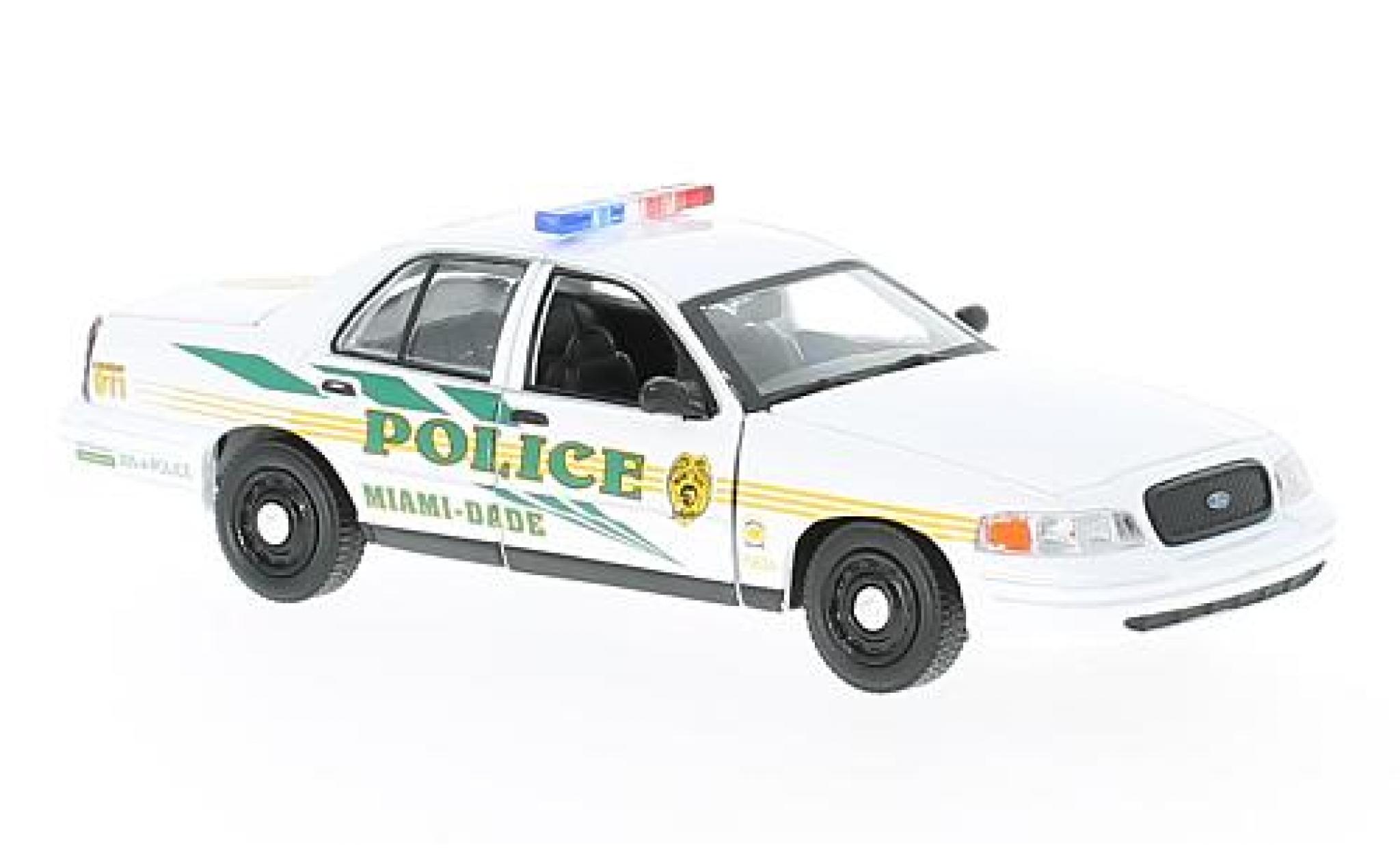 Ford Crown 1/43 Greenlight Victoria Police Interceptor CSI: Miami 2003 modellino in miniatura
