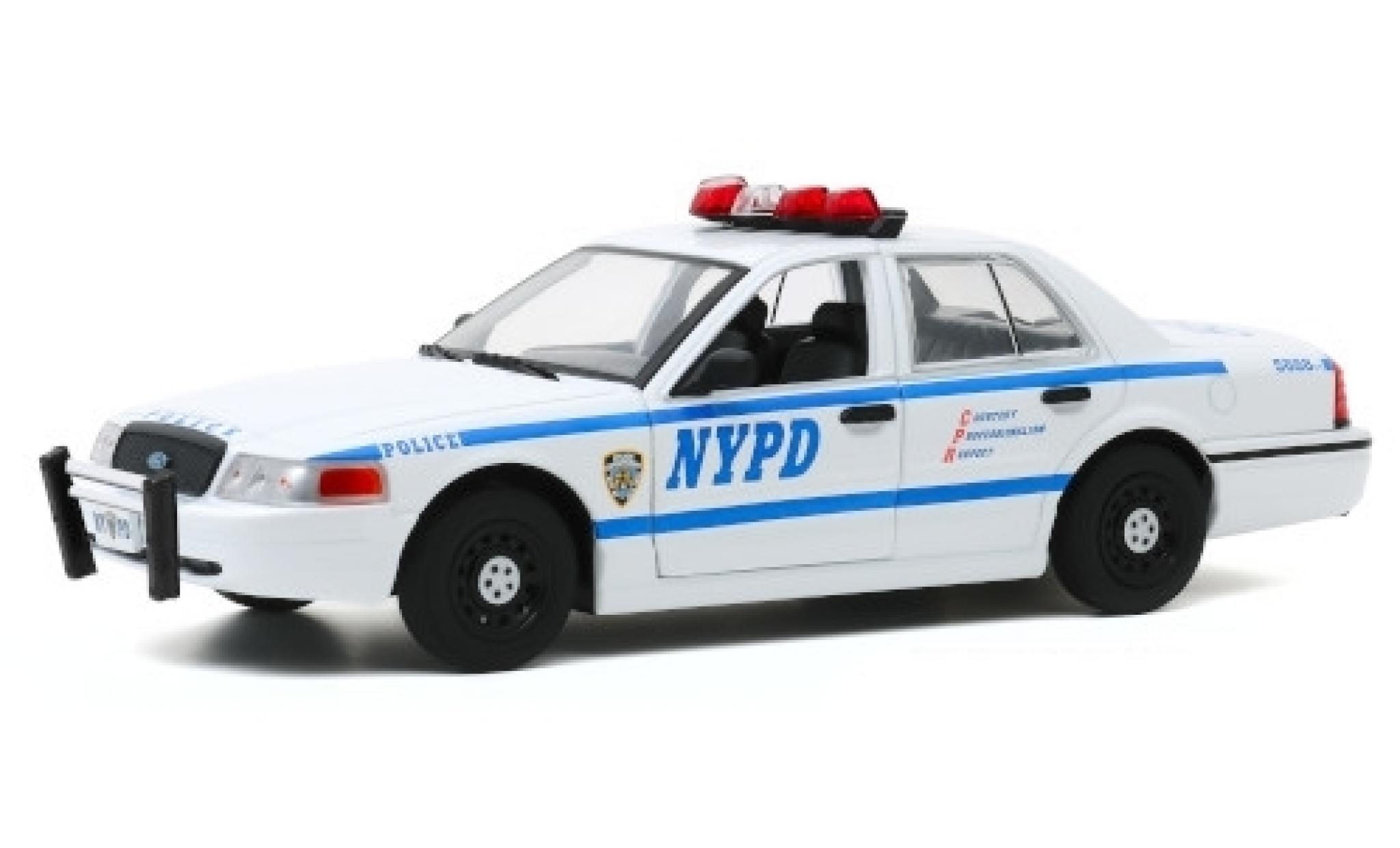 Ford Crown 1/24 Greenlight Victoria Police Interceptor NYPD - New York City Police Department 2011 modellino in miniatura