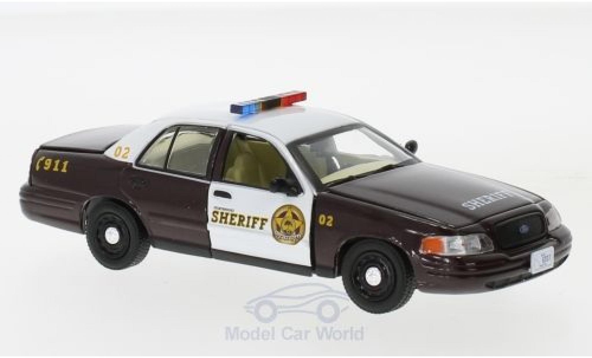 Ford Crown 1/43 Greenlight Victoria Police Interceptor Once upon a time 2005 modellino in miniatura