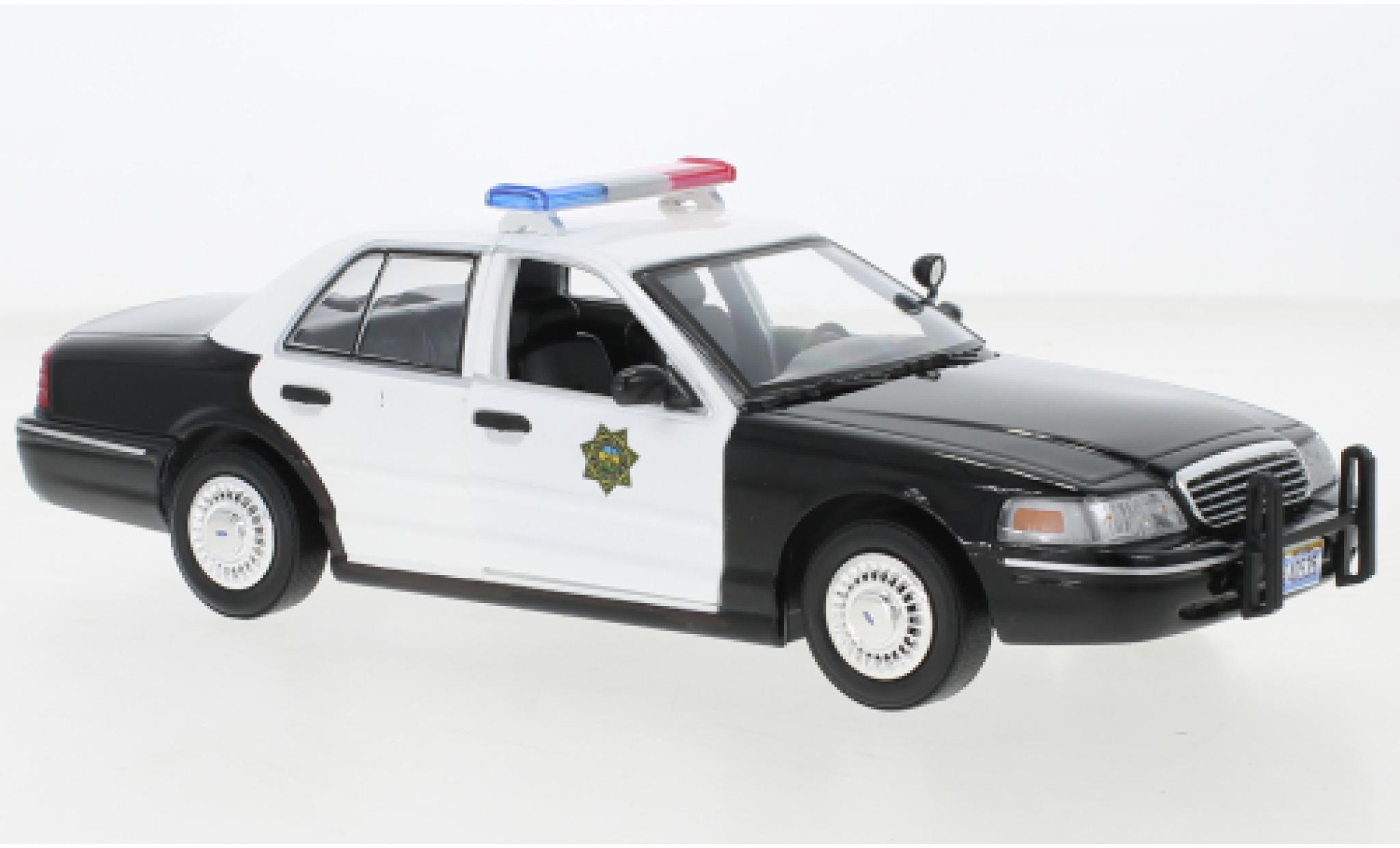 Ford Crown 1/24 Greenlight Victoria Police Interceptor Reno 911! 1998 1:24 modellino in miniatura