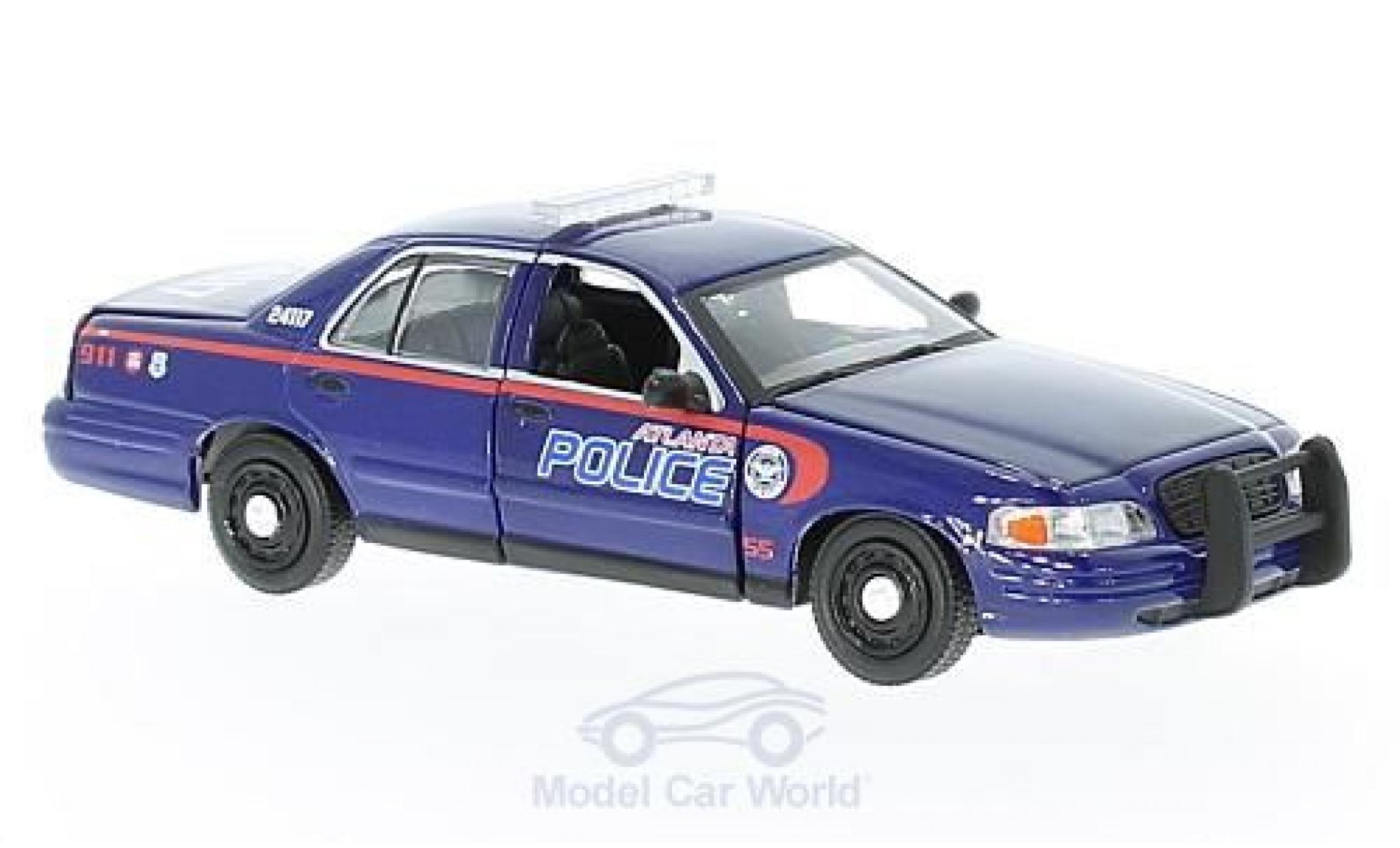 Ford Crown 1/43 Greenlight Victoria Police Interceptor The Walking Dead 2001 modellino in miniatura