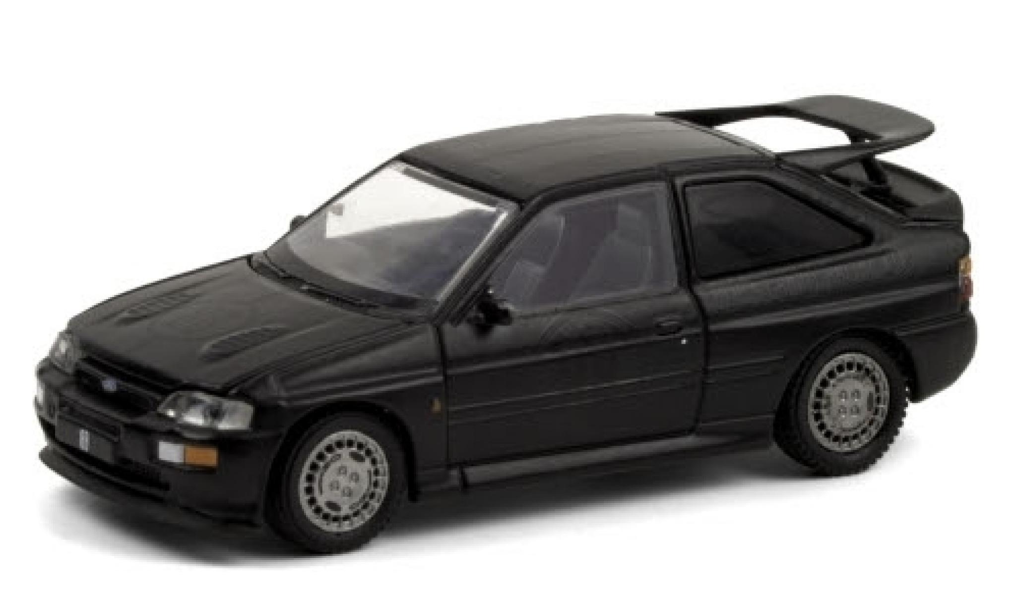 Ford Escort 1/64 Greenlight RS Cosworth nero/matt-nero RHD Black Bandit Racing 1994 modellino in miniatura
