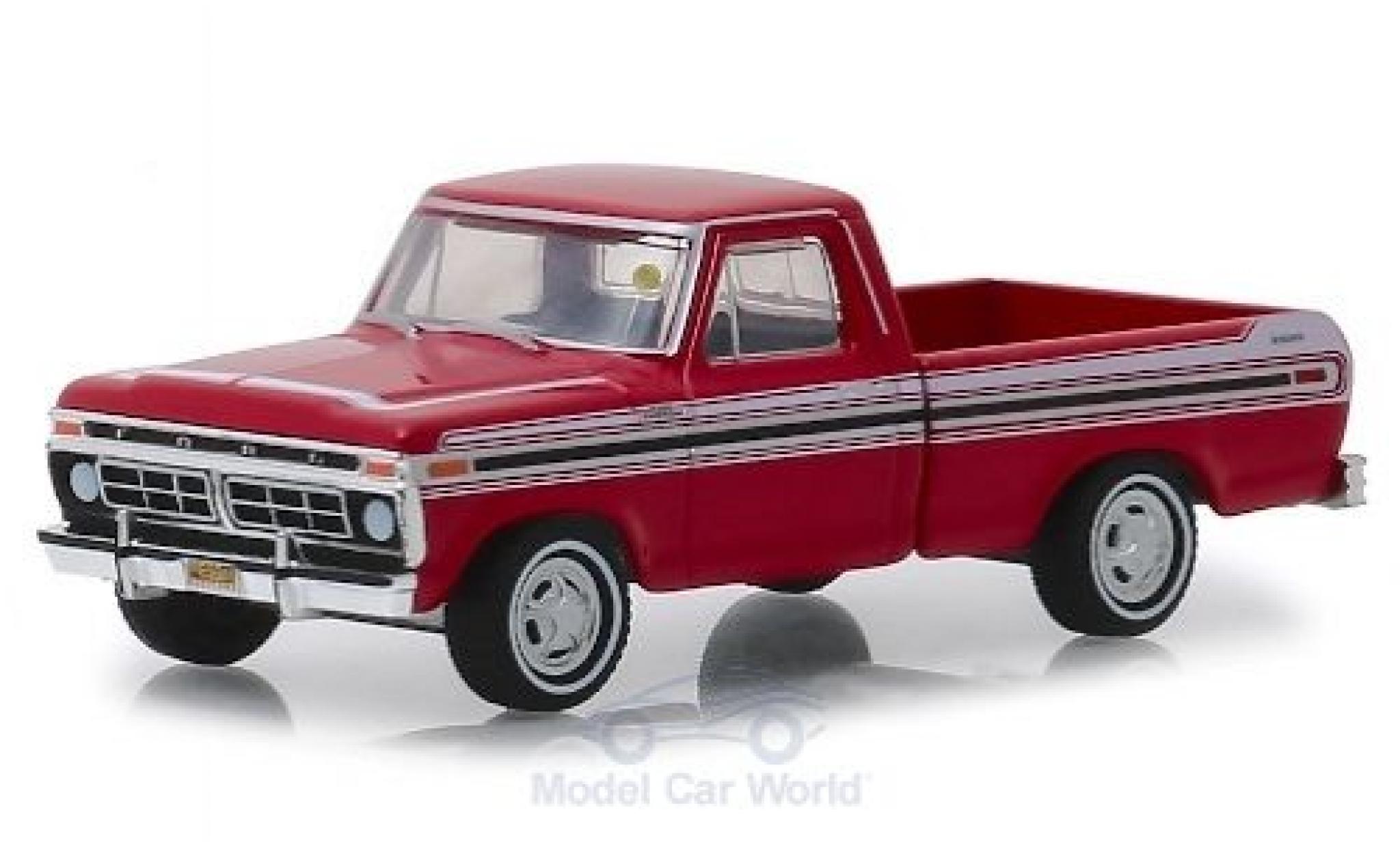 Ford F-1 1/64 Greenlight 00 Explorer rosso/bianco 1977 modellino in miniatura