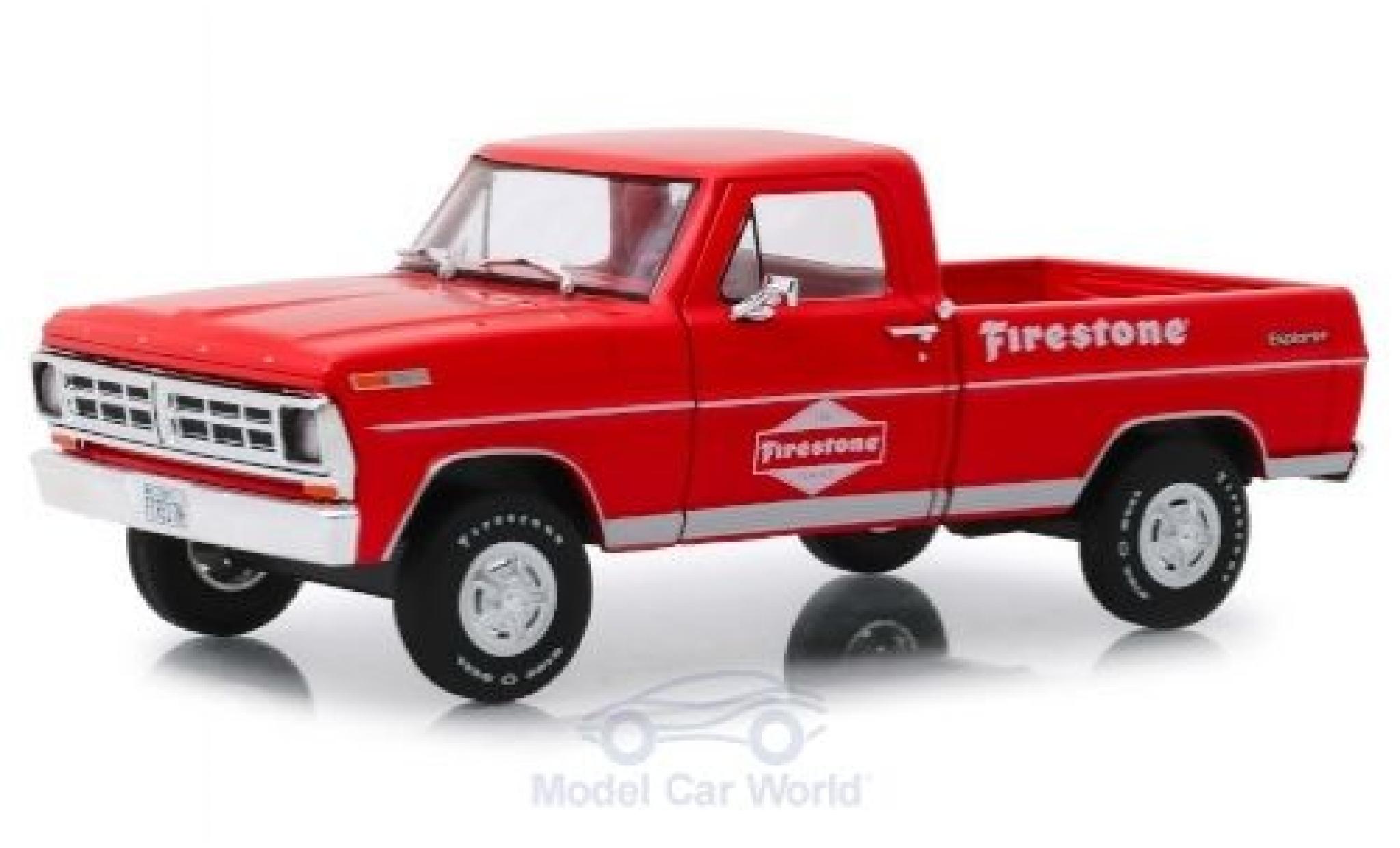 Ford F-1 1/24 Greenlight 00 Firestone 1971 modellino in miniatura