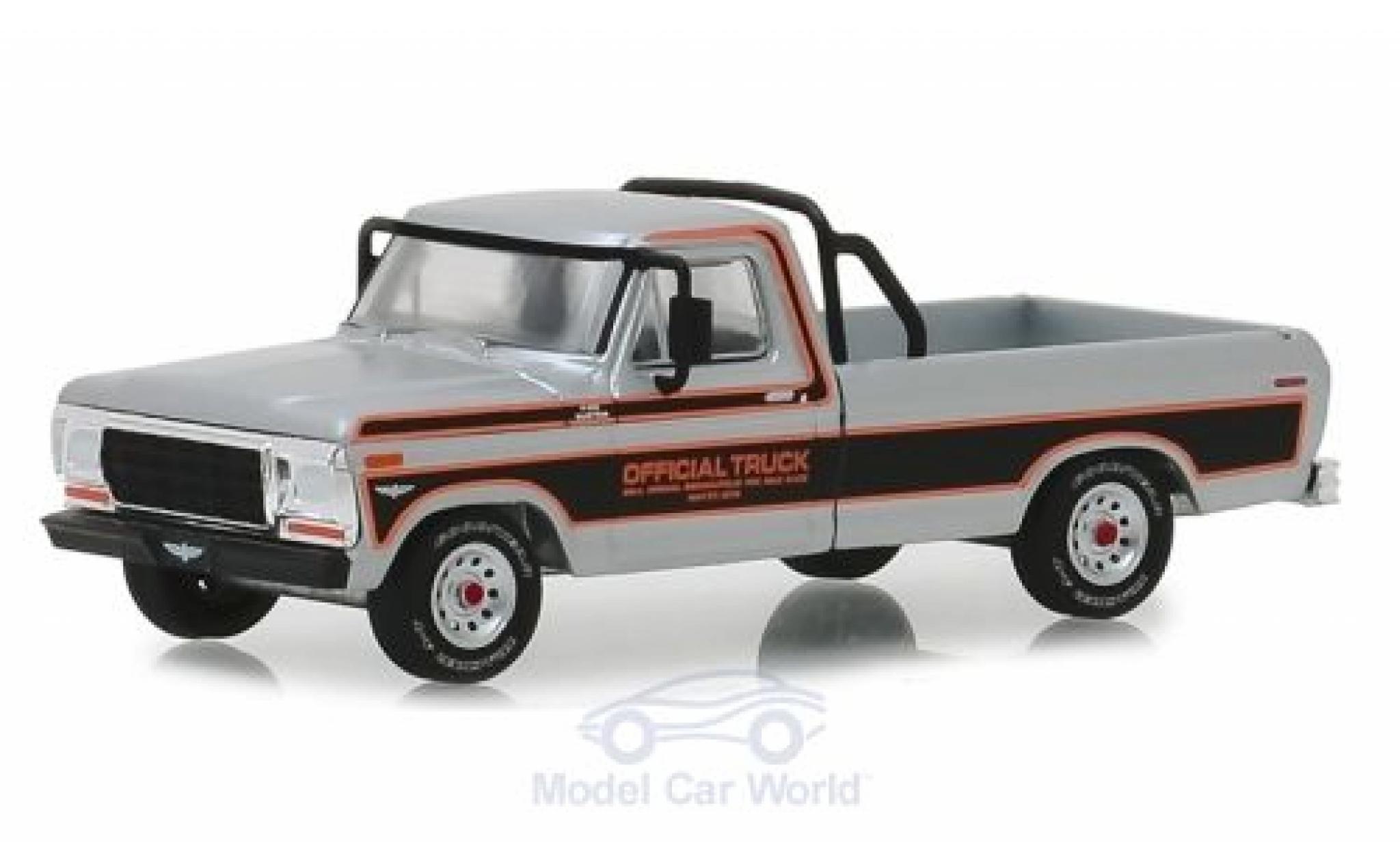 Ford F-1 1/64 Greenlight 00 Pick-Up grigio Official Truck Indianapolis 500 1979 modellino in miniatura