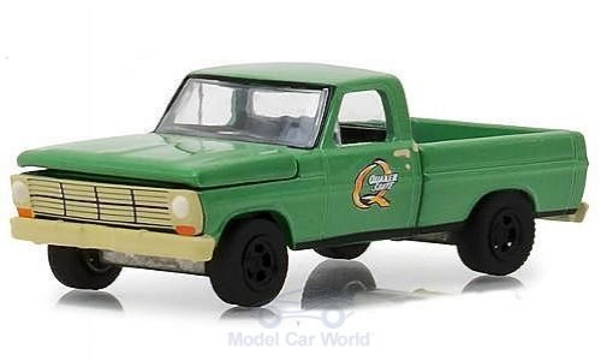 Ford F-1 1/64 Greenlight 00 Quaker State 1969 modellino in miniatura