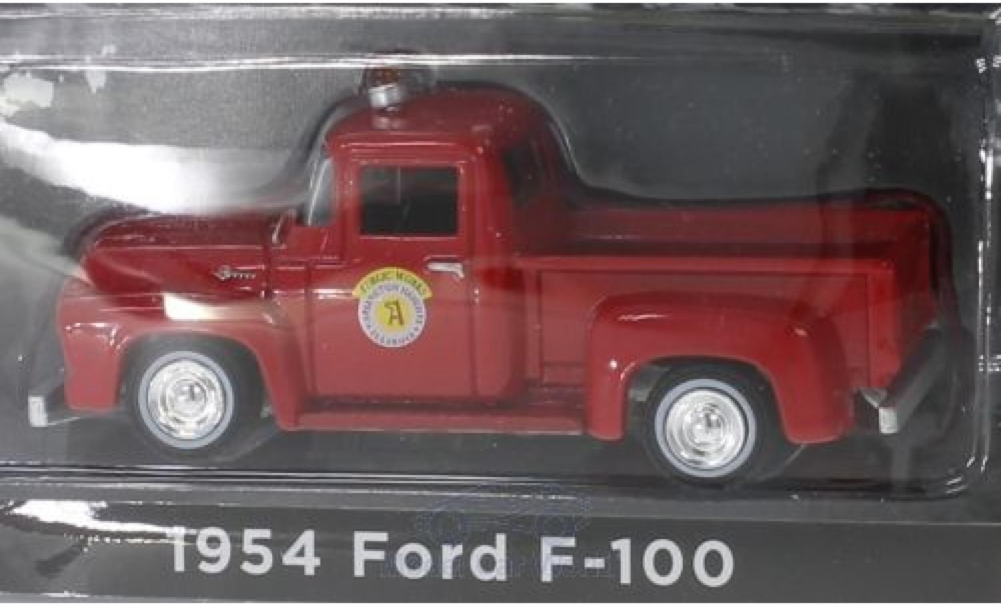 Ford F-1 1/64 Greenlight 00 rosso Public Works Arlington Heights 1954 modellino in miniatura