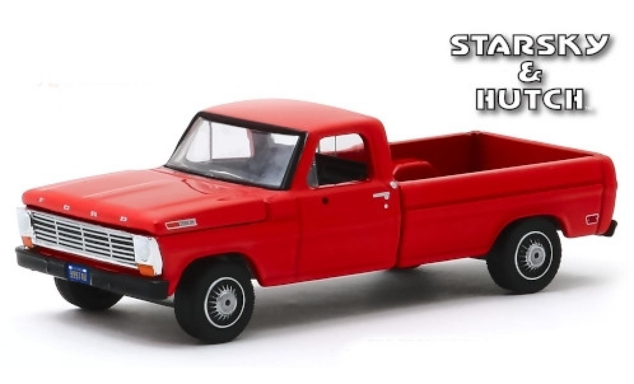 Ford F-1 1/64 Greenlight 00 rosso Starsky & Hutch 1969 modellino in miniatura