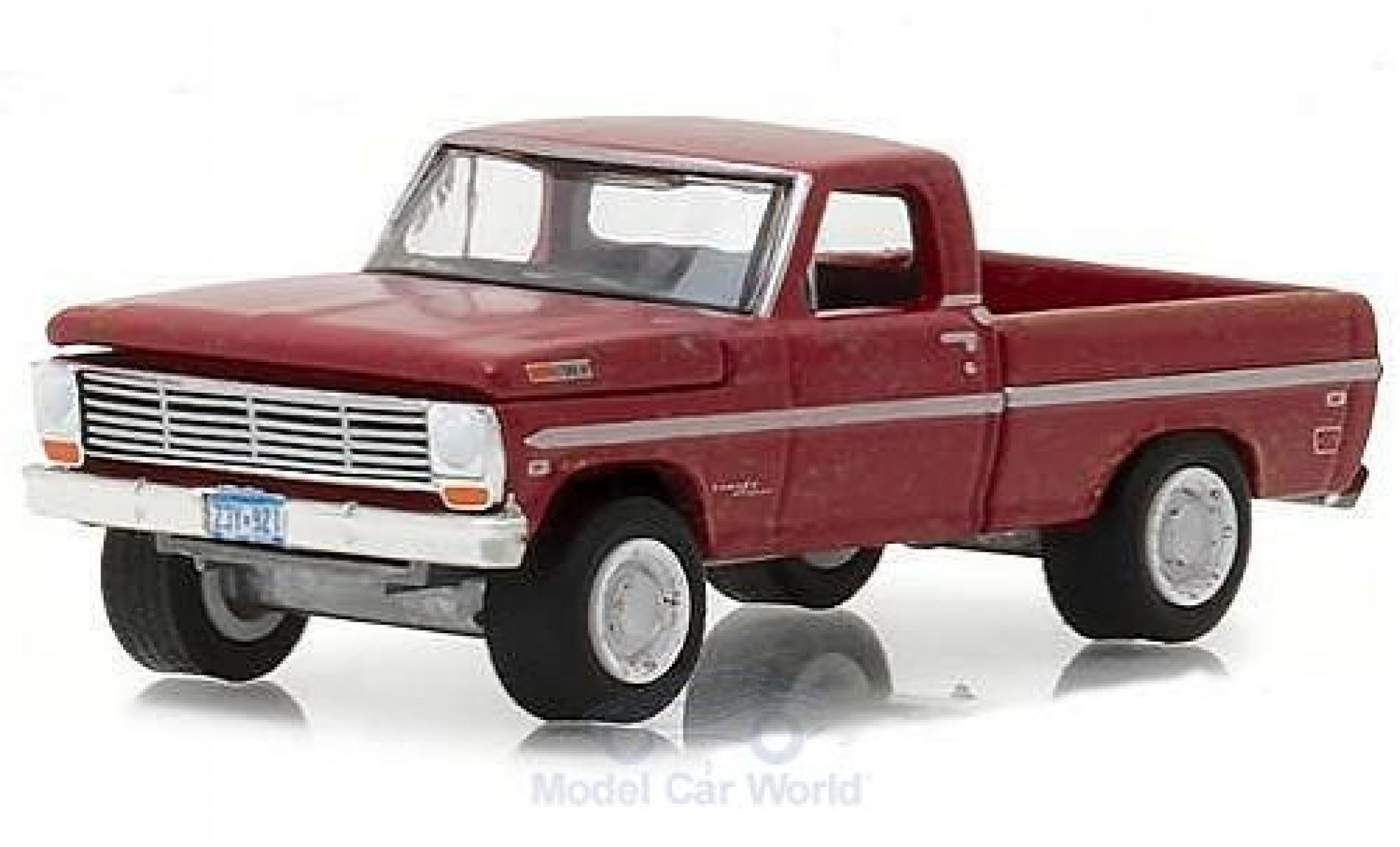 Ford F-1 1/64 Greenlight 00 rosso Supernatural 1969 modellino in miniatura