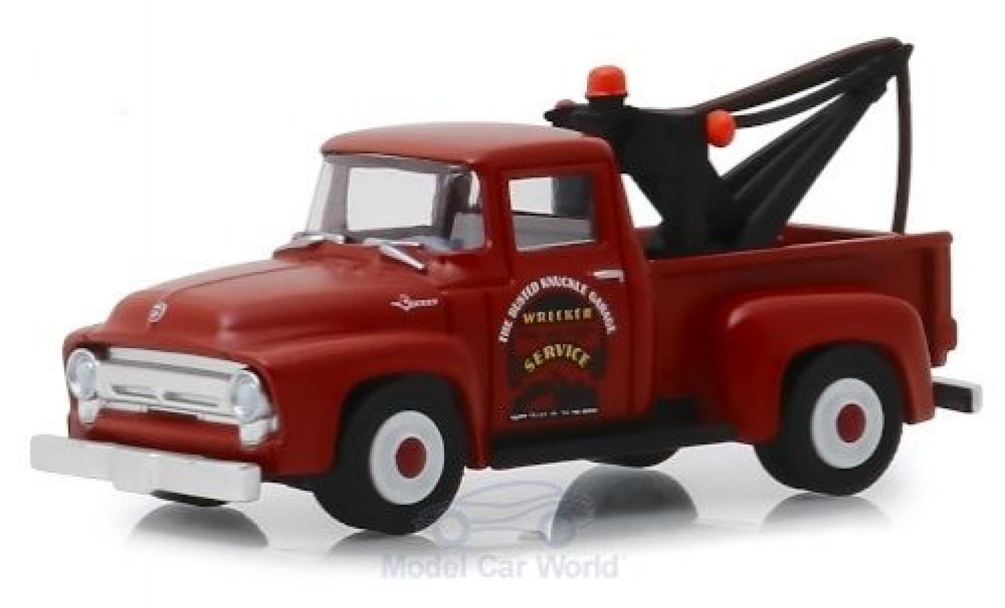 Ford F-1 1/64 Greenlight 00 Tow Truck 1956 Abschleppwagen modellino in miniatura