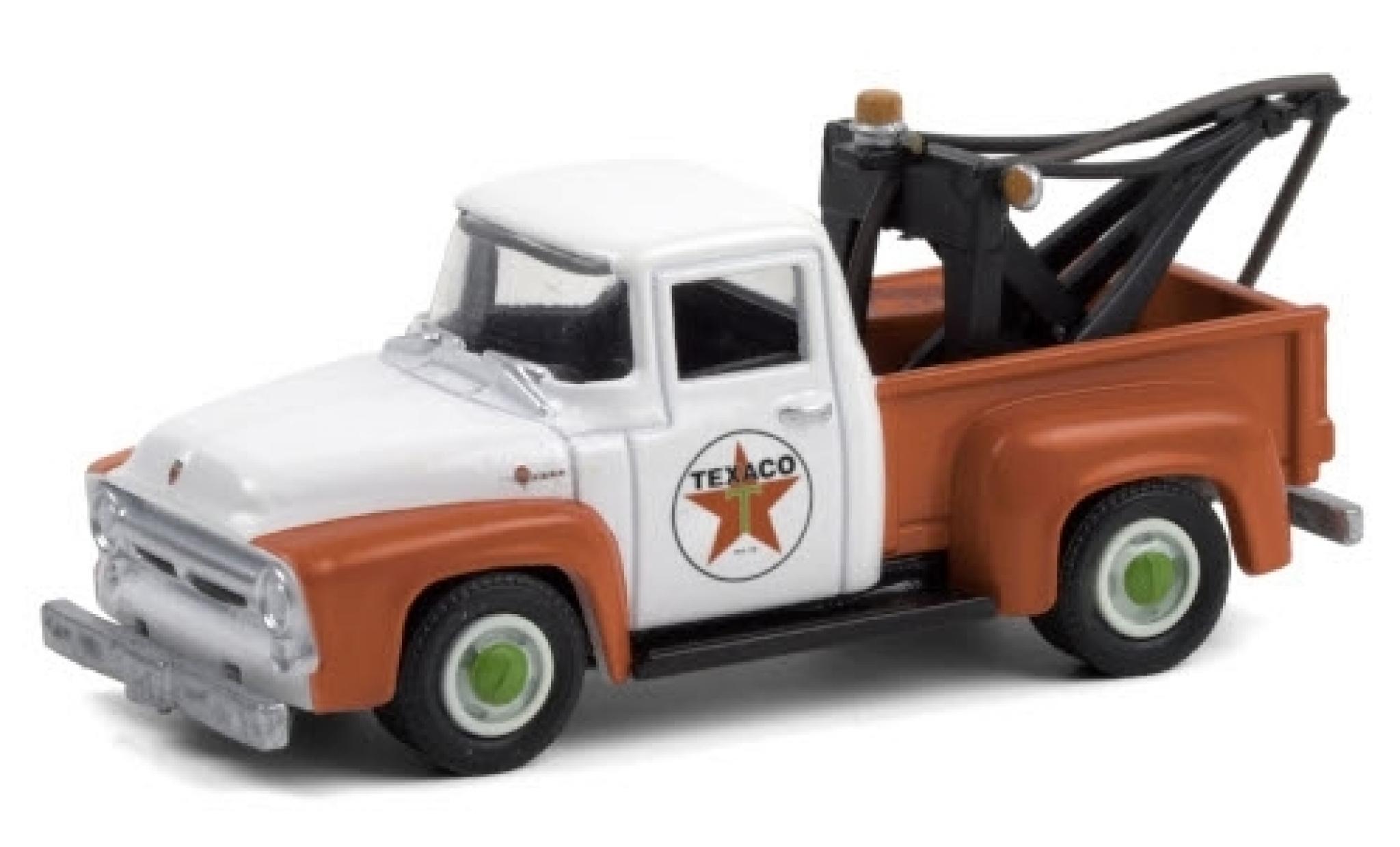 Ford F-1 1/64 Greenlight 00 Tow Truck Texaco 1956 modellino in miniatura