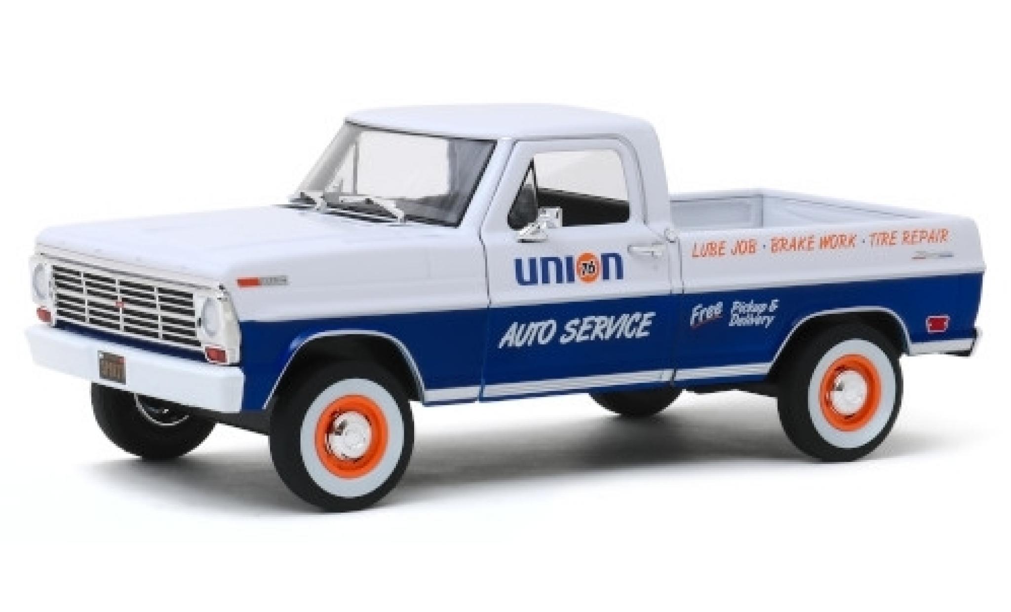 Ford F-1 1/24 Greenlight 00 Union 76 1968 modellino in miniatura