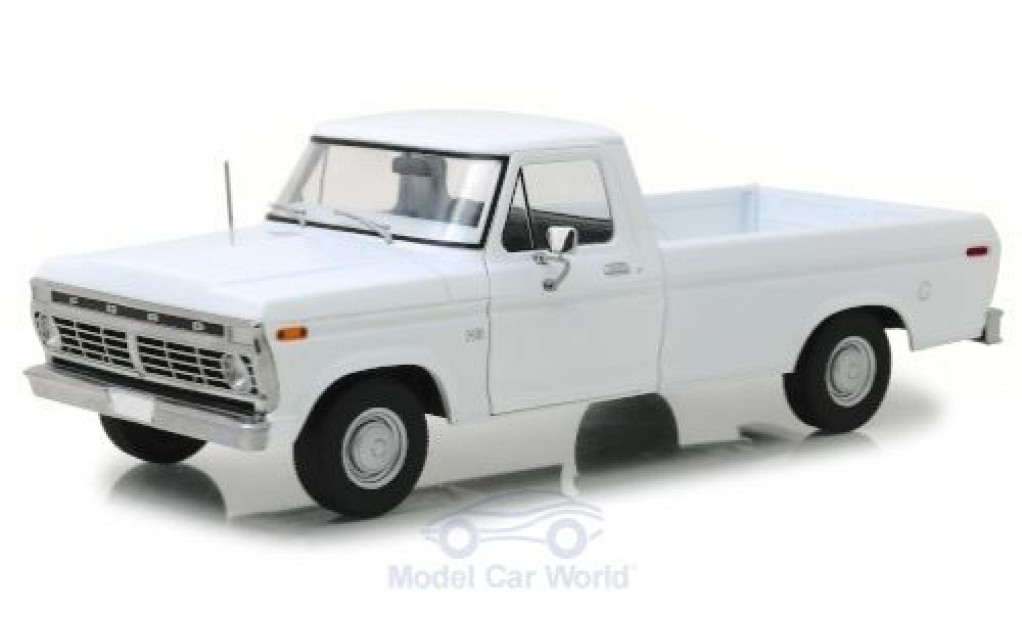 Ford F-1 1/18 Greenlight 00 bianco 1973 modellino in miniatura