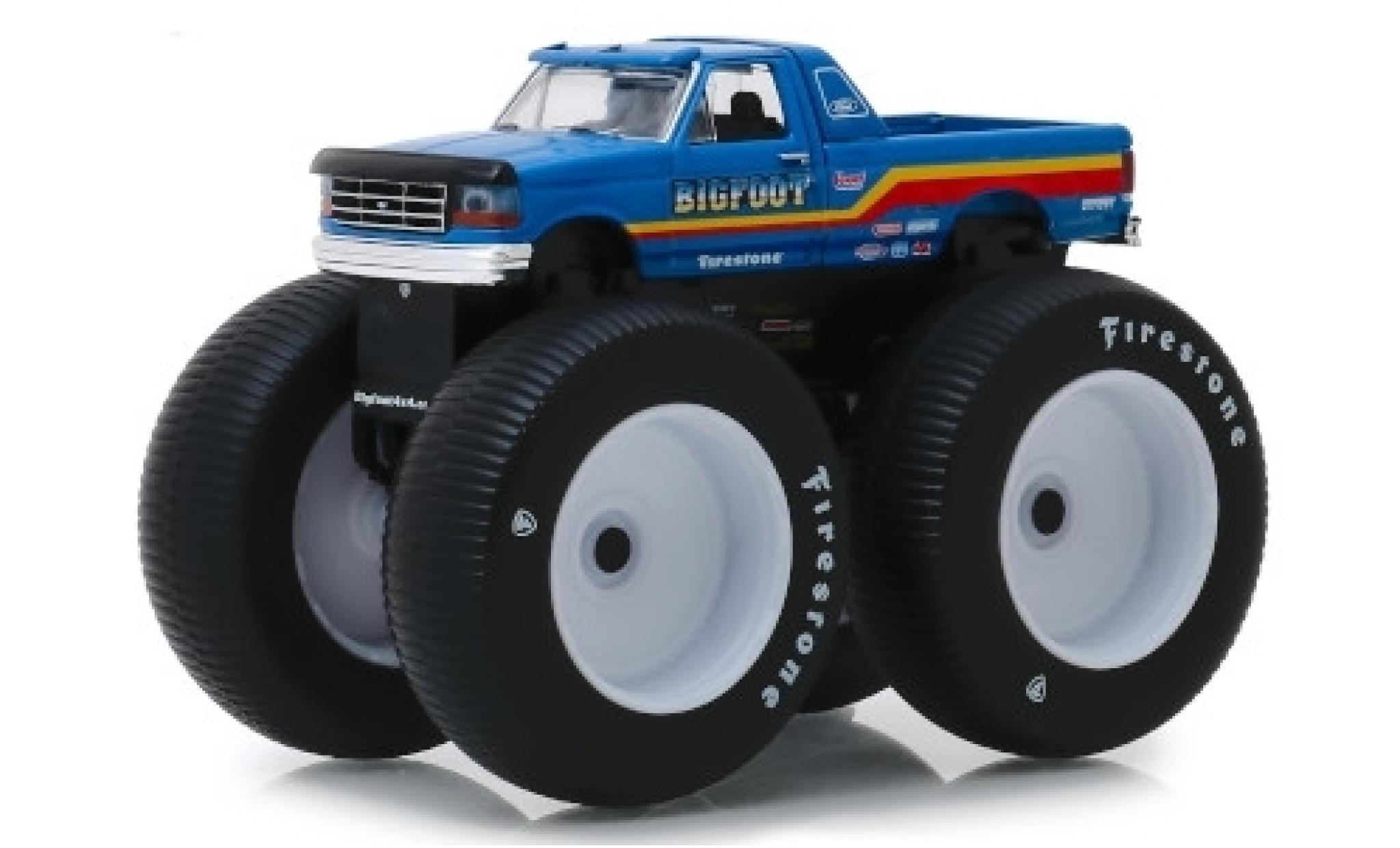 Ford F-250 1/64 Greenlight Monster Truck Bigfoot No.7 1996 modellino in miniatura