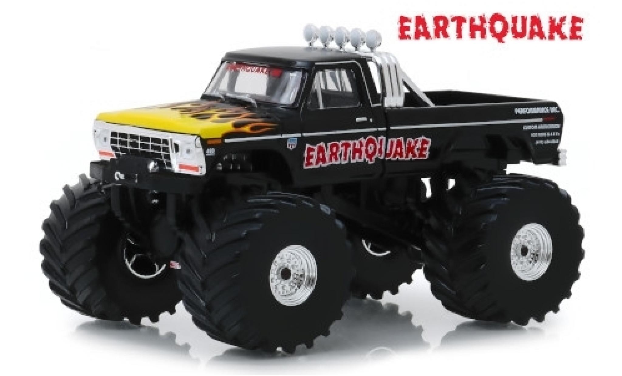 Ford F-250 1/43 Greenlight Monster Truck Earthquake 1975 modellino in miniatura
