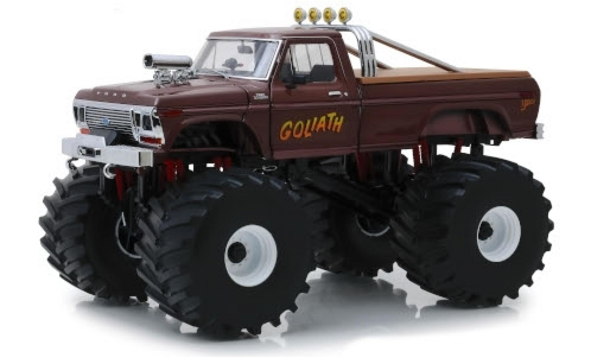 Ford F-250 1/18 Greenlight Monster Truck Goliath 1979 modellino in miniatura