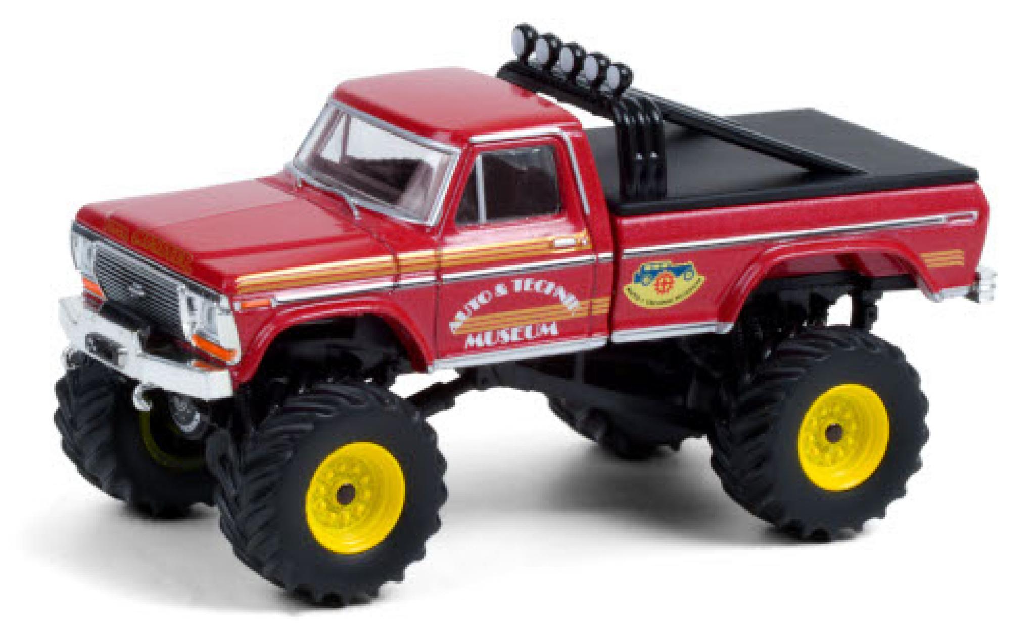 Ford F-250 1/64 Greenlight Monster Truck Super Monster 1979 modellino in miniatura