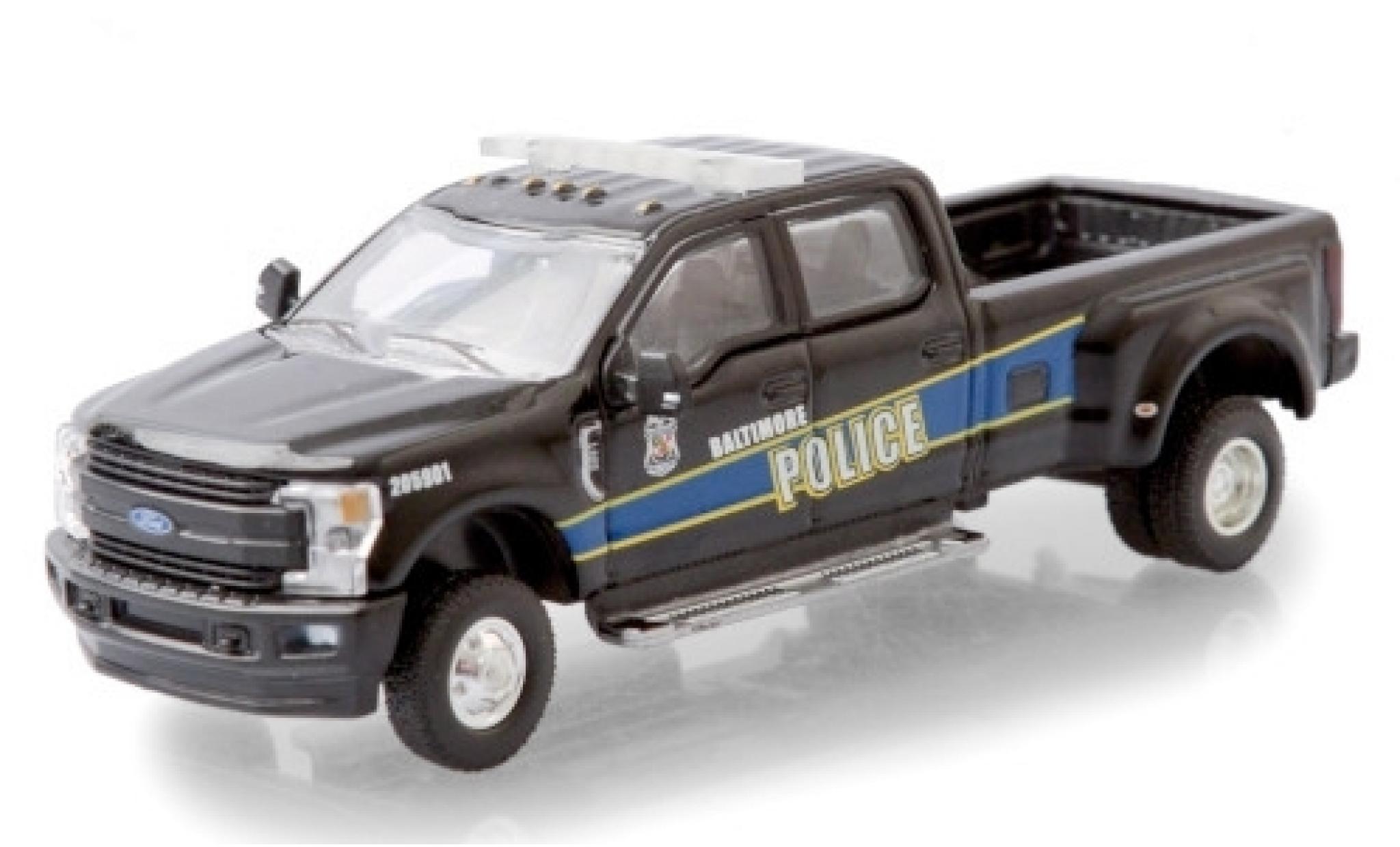 Ford F-350 1/64 Greenlight Lariat Baltimore Police Department 2019 modellino in miniatura