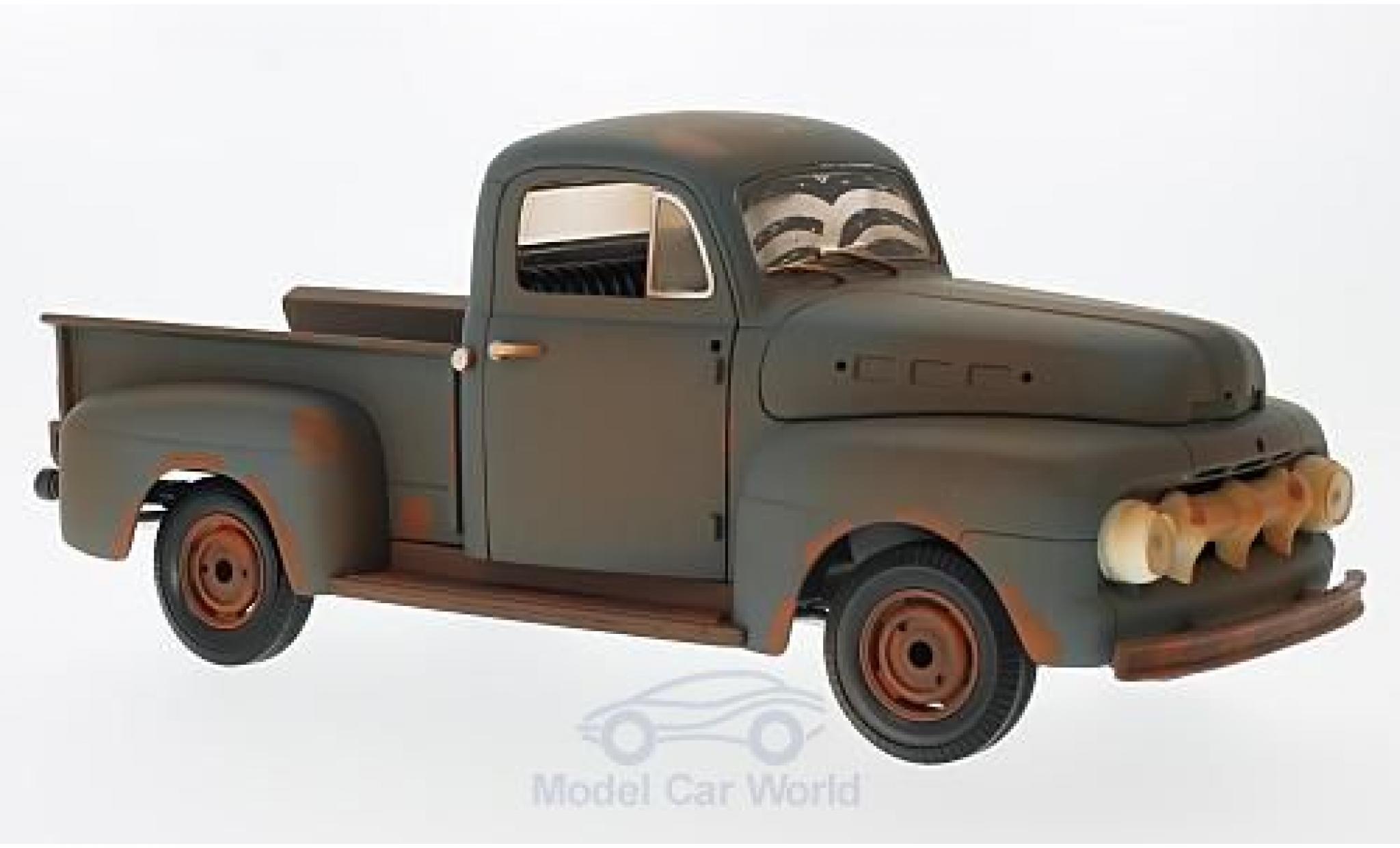 Ford F1 1/18 Greenlight Pick-Up Forrest Gump gealtert modellino in miniatura