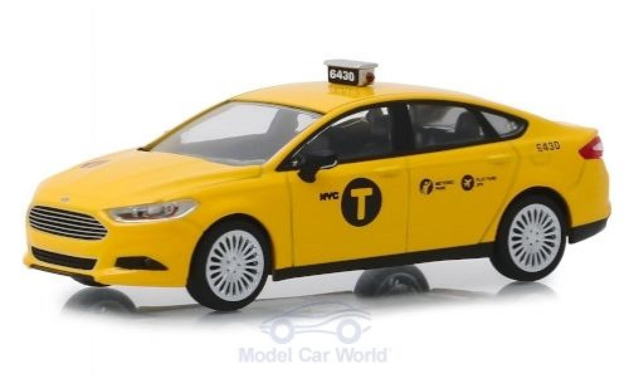 Ford Fusion 1/43 Greenlight NYC Taxi 2013 modellino in miniatura