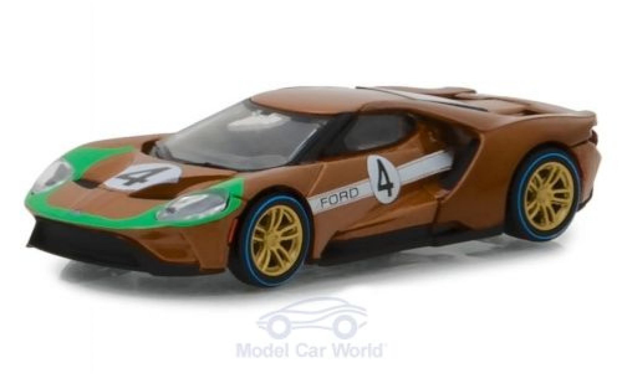 Ford GT 1/64 Greenlight 2017 1966 40 MKII Tribute #4 modellino in miniatura