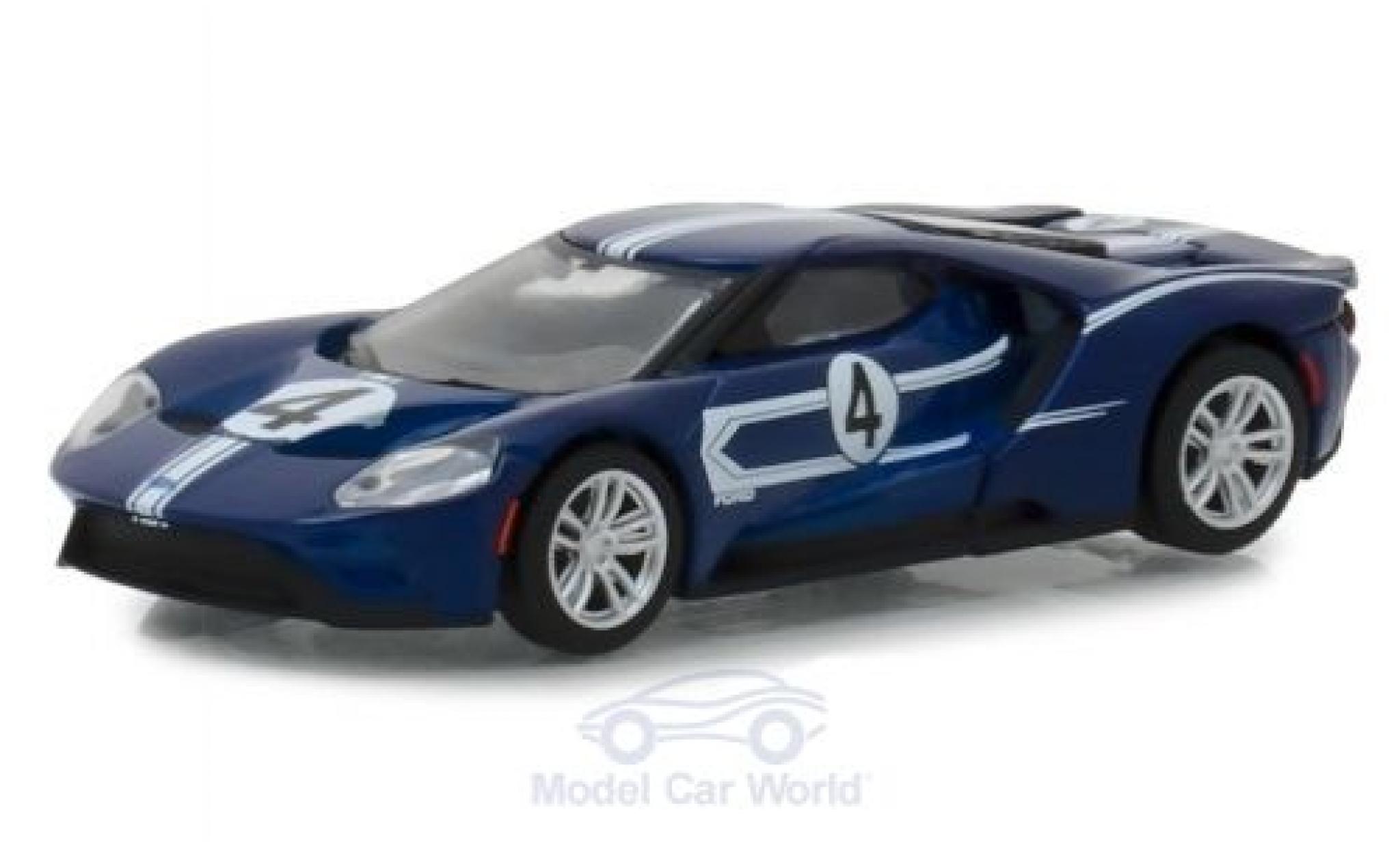 Ford GT 1/64 Greenlight 2017 1967 40 MKIV Tribute #4 modellino in miniatura