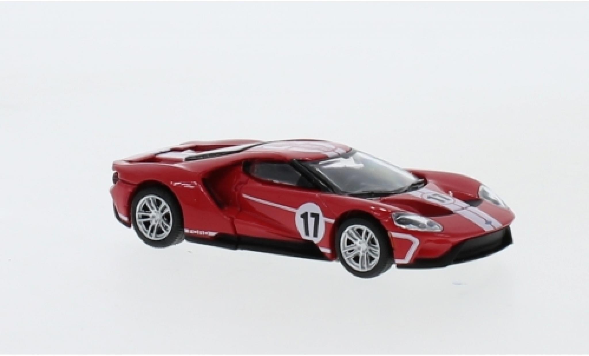 Ford GT 1/64 Greenlight rosso/bianco No.17 Collectable Diecast 2017 modellino in miniatura