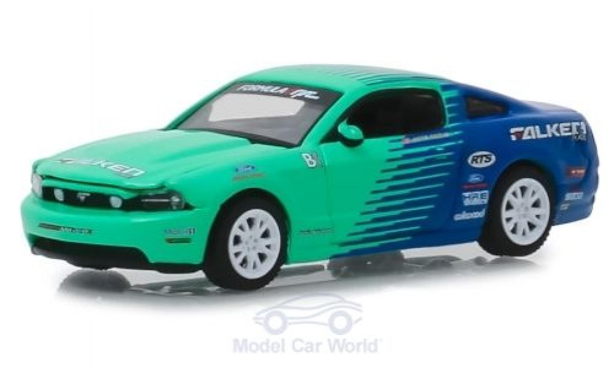 Ford Mustang GT 1/64 Greenlight GT Falken 2013 modellino in miniatura