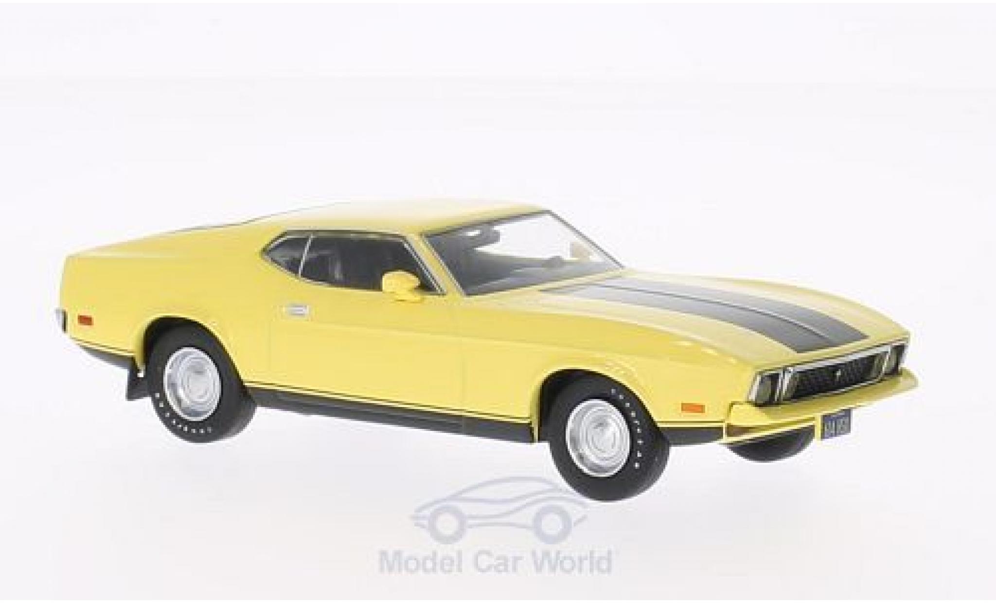 Ford Mustang 1/43 Greenlight Mach 1 Eleanor giallo Gone in 60 Seconds 1973 Eleanor modellino in miniatura