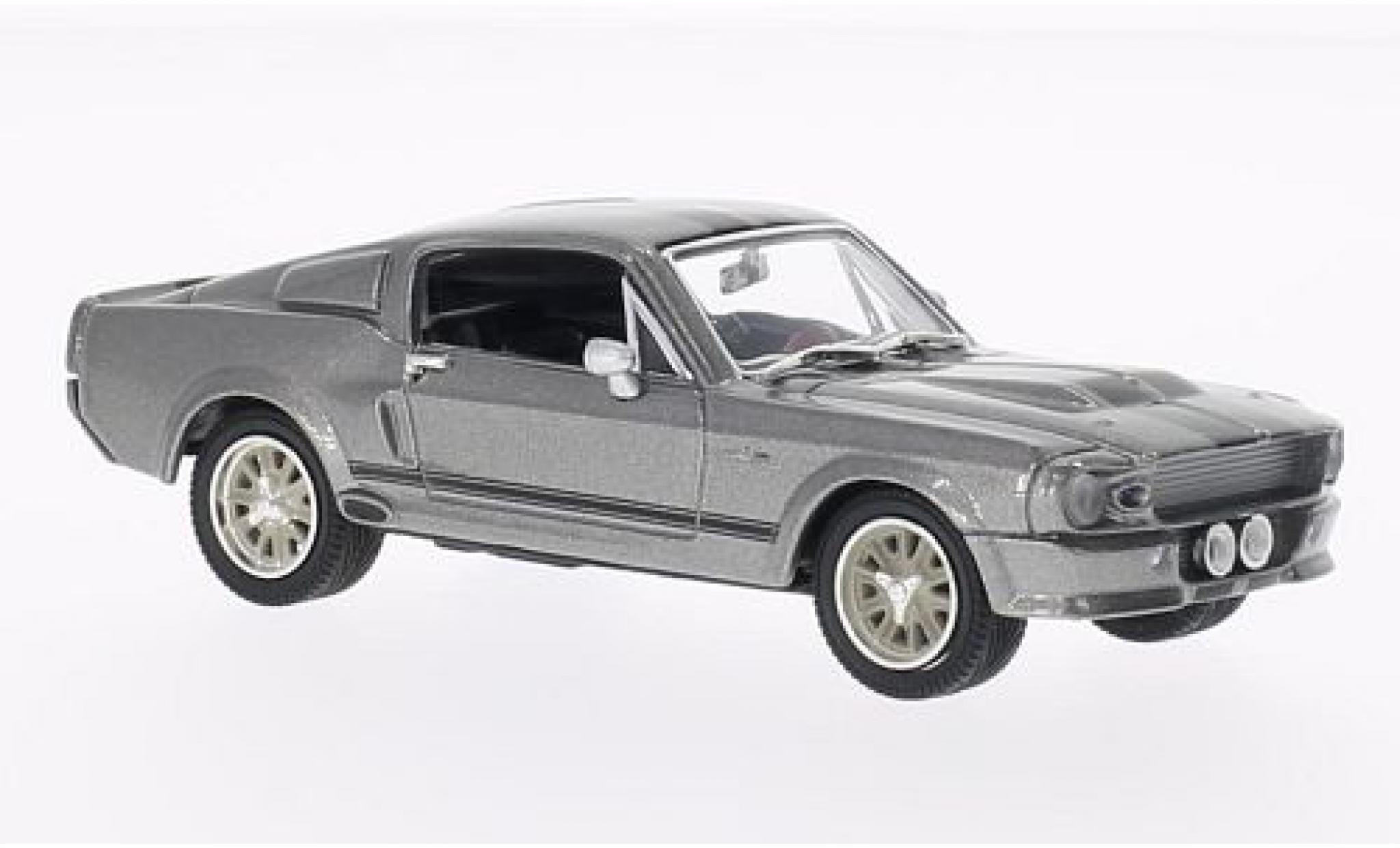 Ford Mustang 1/43 Greenlight Shelby GT500 Eleanor metallico grigio/nero 1967 Gone in 60 Seconds modellino in miniatura