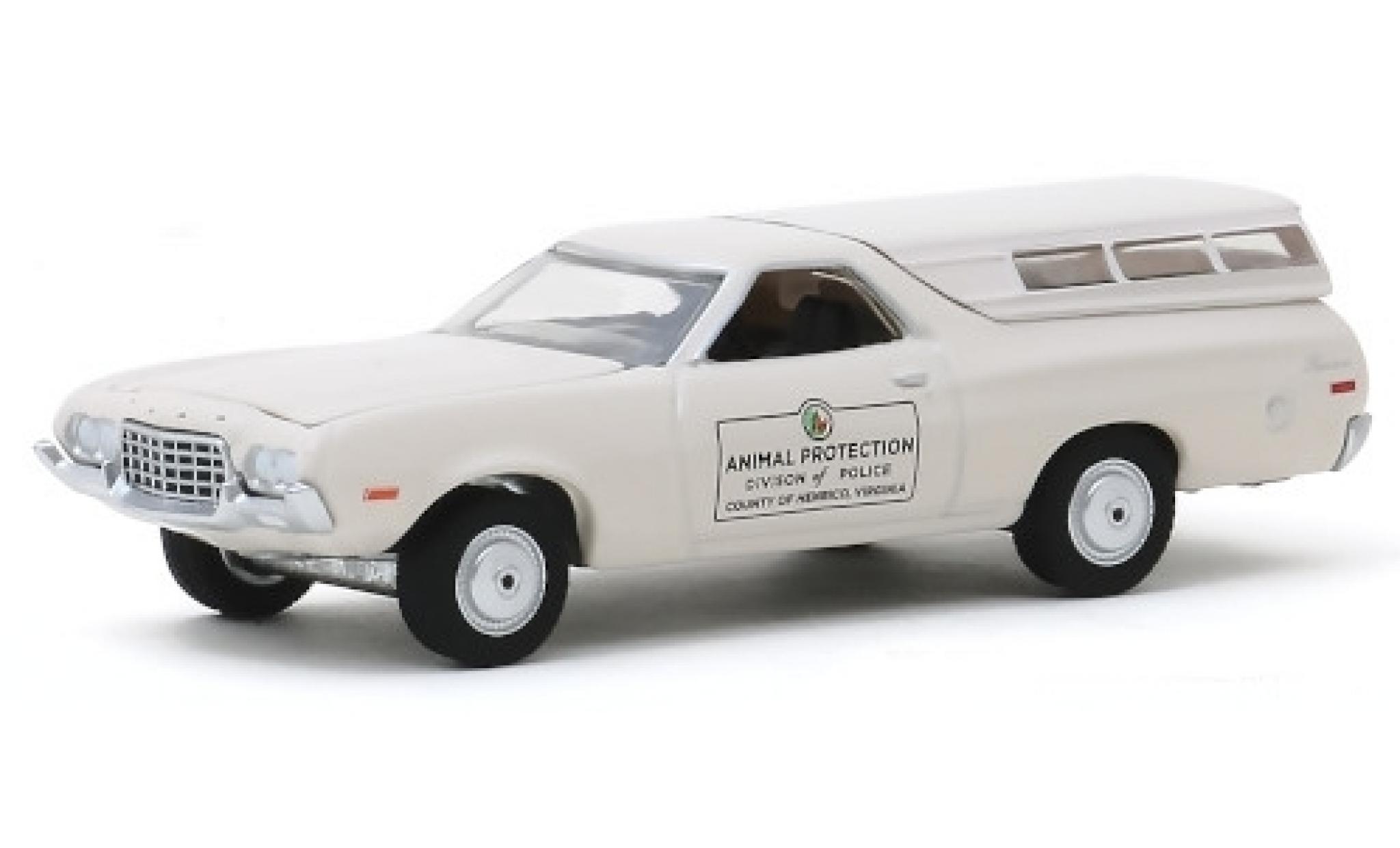 Ford Ranchero 1/64 Greenlight Animal Prossoection Virginia 1972 modellino in miniatura