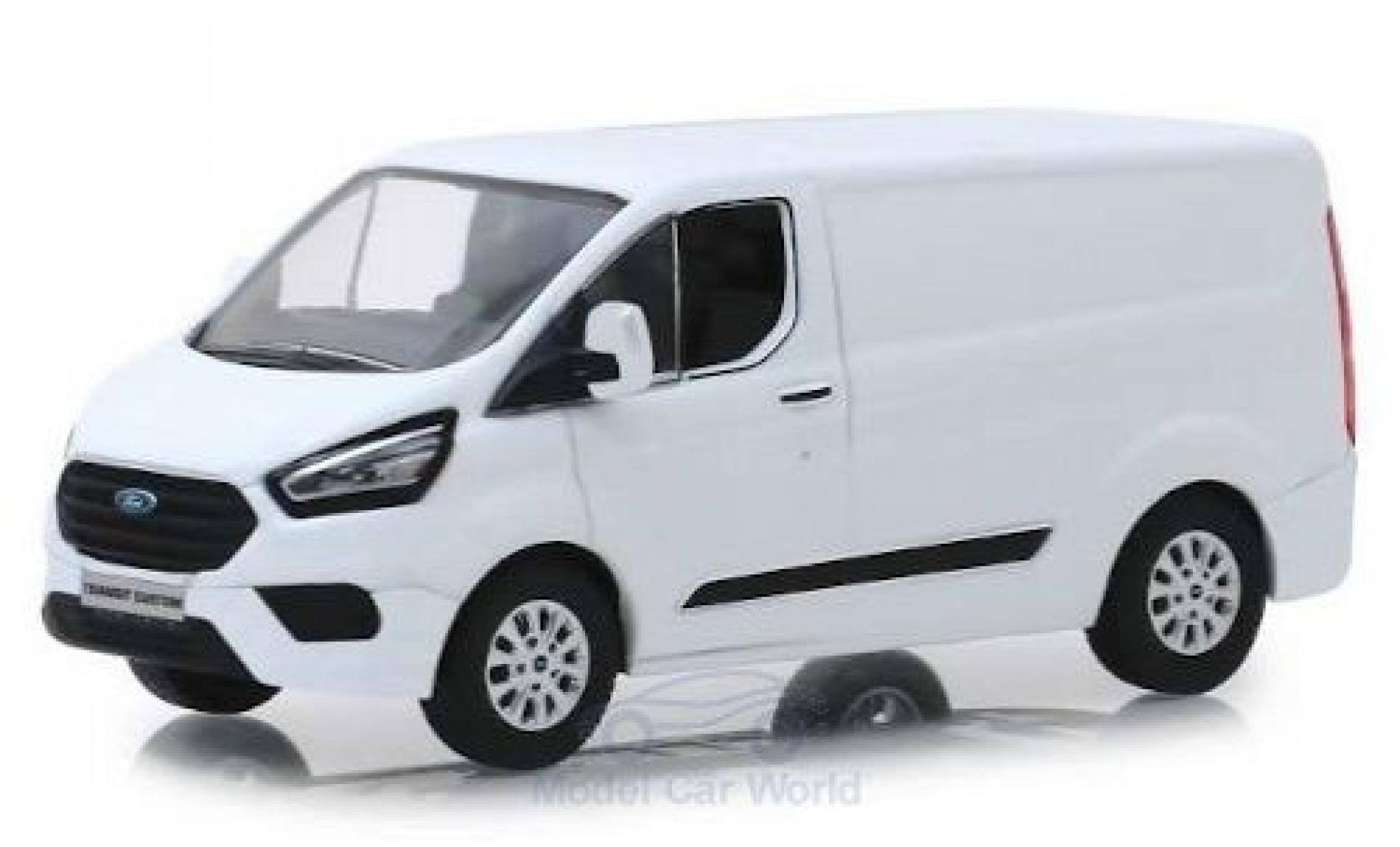 Ford Transit 1/43 Greenlight Custom (V362) MCA bianco 2018 modellino in miniatura