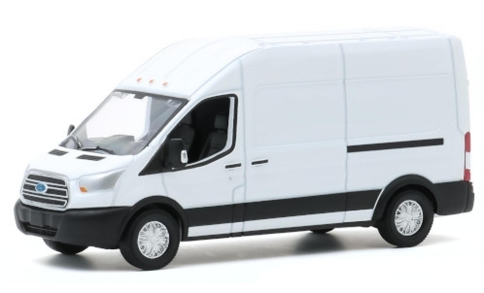 Ford Transit 1/64 Greenlight HD Kasten bianco 2015 modellino in miniatura