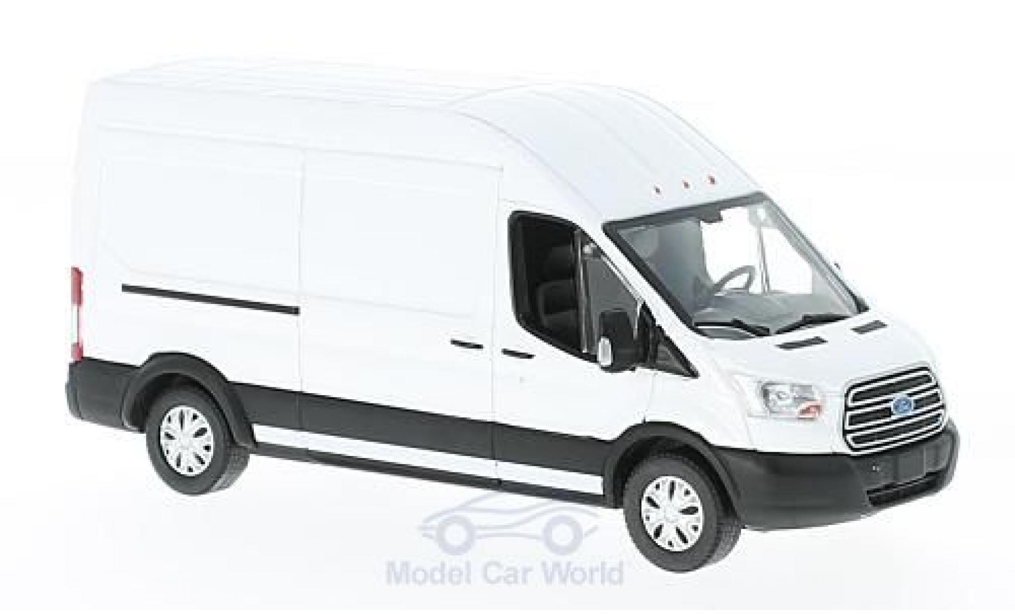 Ford Transit 1/43 Greenlight High Roof bianco 2017 modellino in miniatura