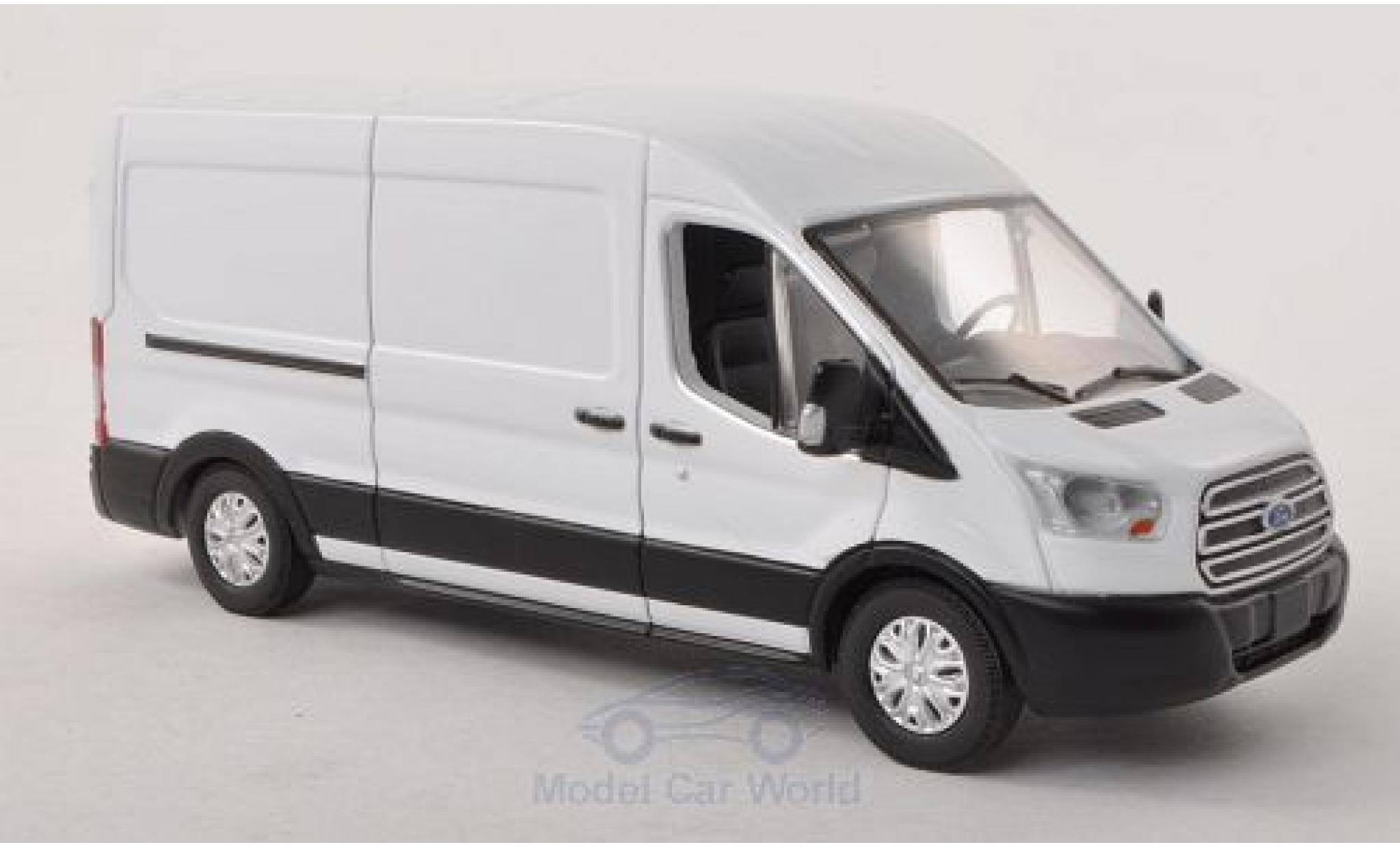 Ford Transit 1/43 Greenlight Kasten (V363) bianco 2015 ohne Vitrine modellino in miniatura