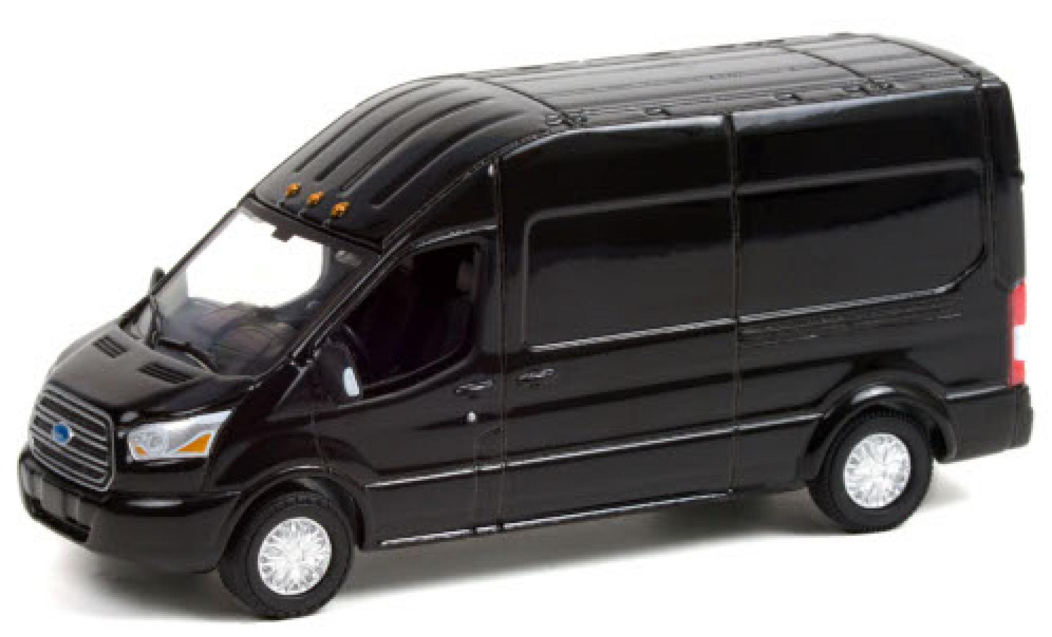 Ford Transit 1/64 Greenlight LWB HD nero 2019 modellino in miniatura