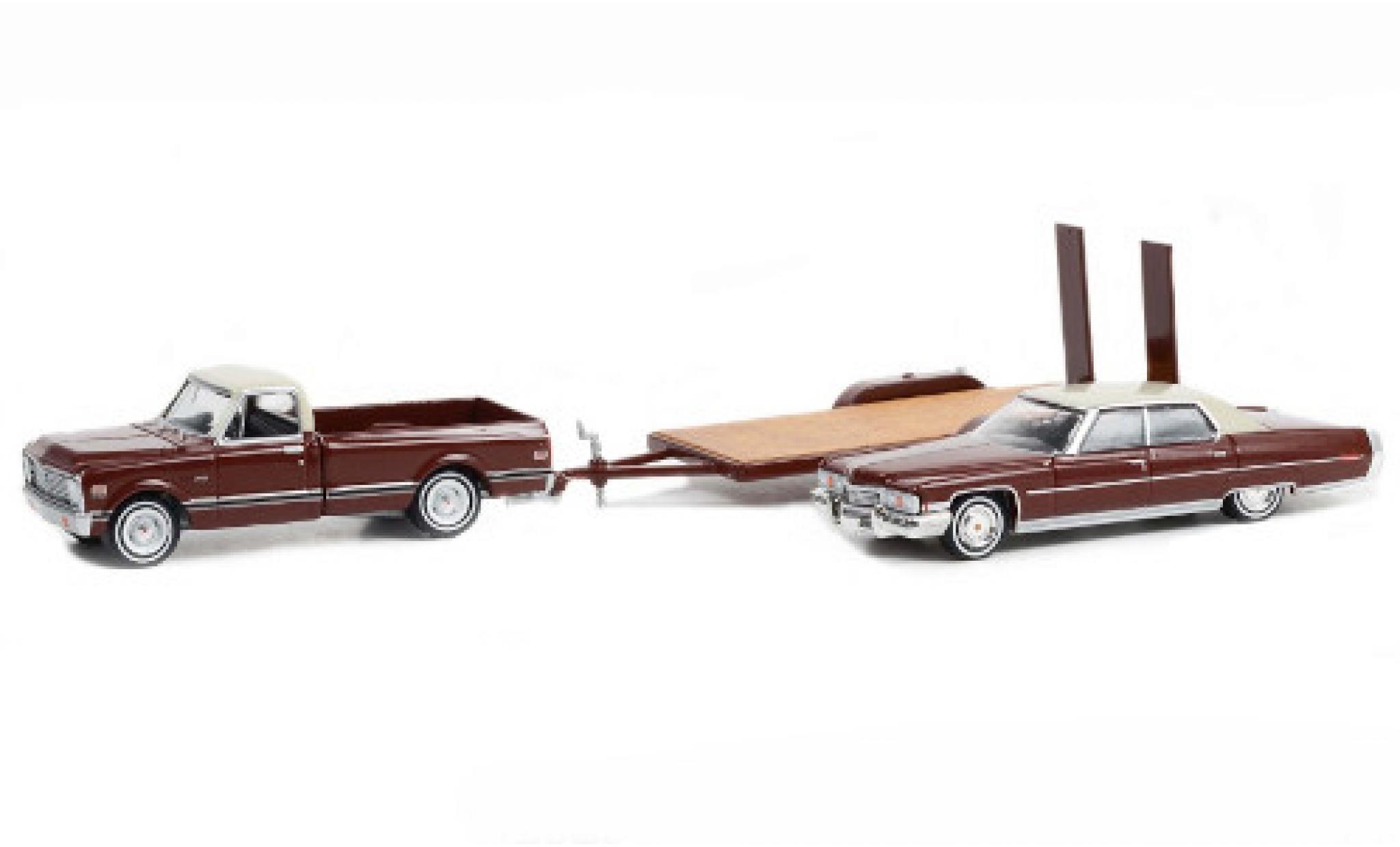 Cadillac Sedan 1/64 Greenlight DeVille Rocky 1973 modellino in miniatura