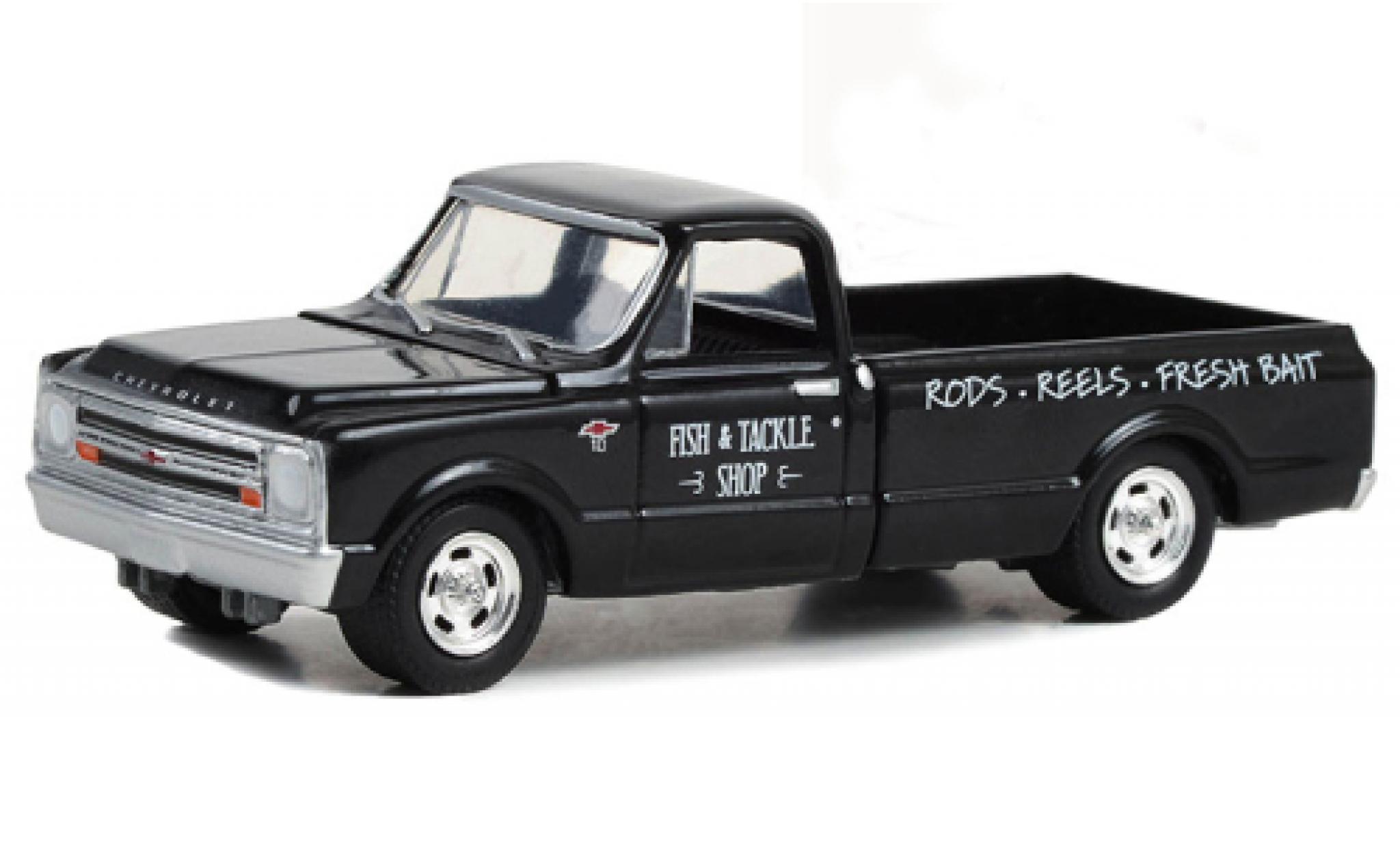 Chevrolet C-10 1/64 Greenlight Poisson & Tackle Shop 1968 modellino in miniatura