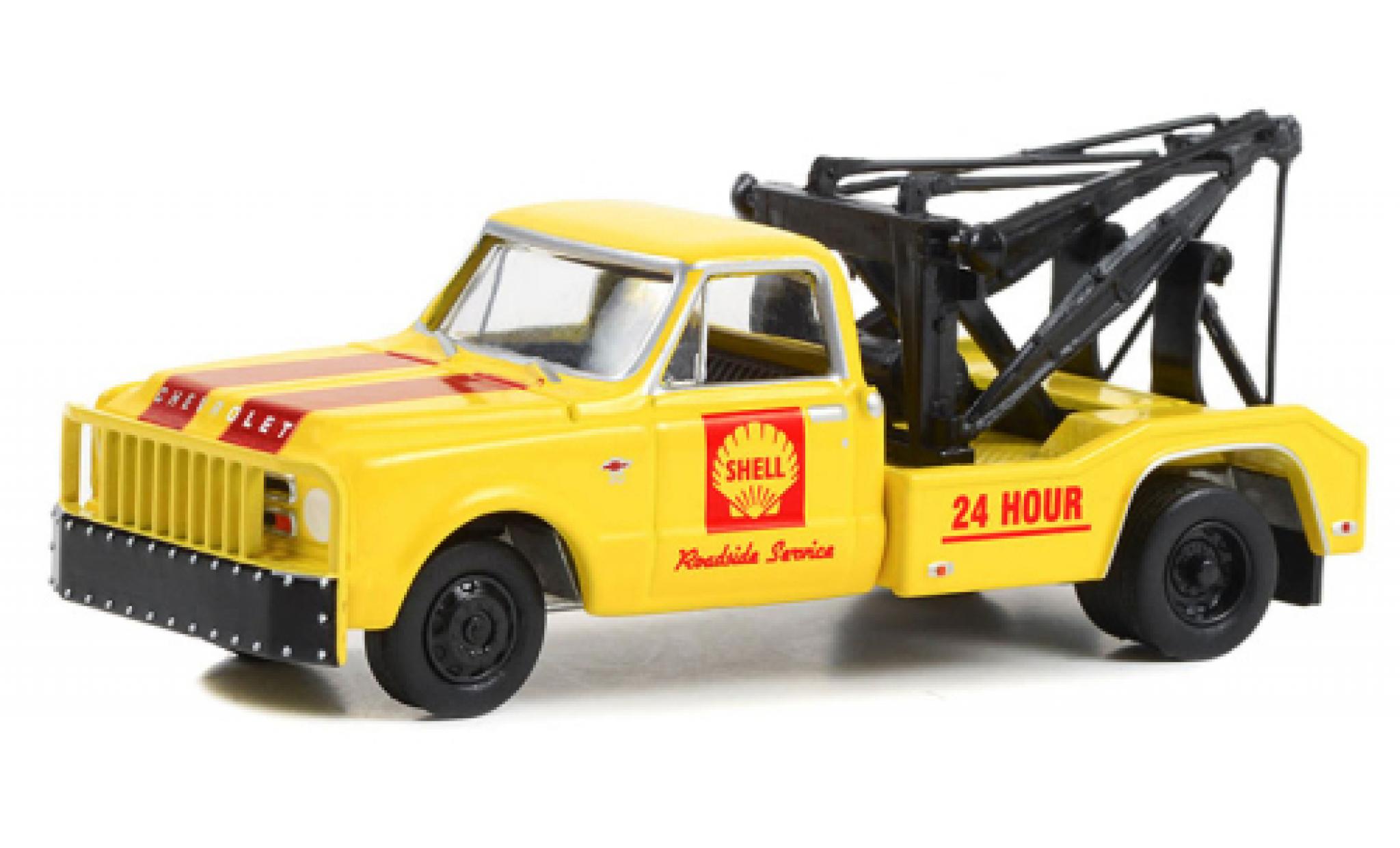 Chevrolet C-30 1/64 Greenlight Dually Wrecker S 1967 modellino in miniatura
