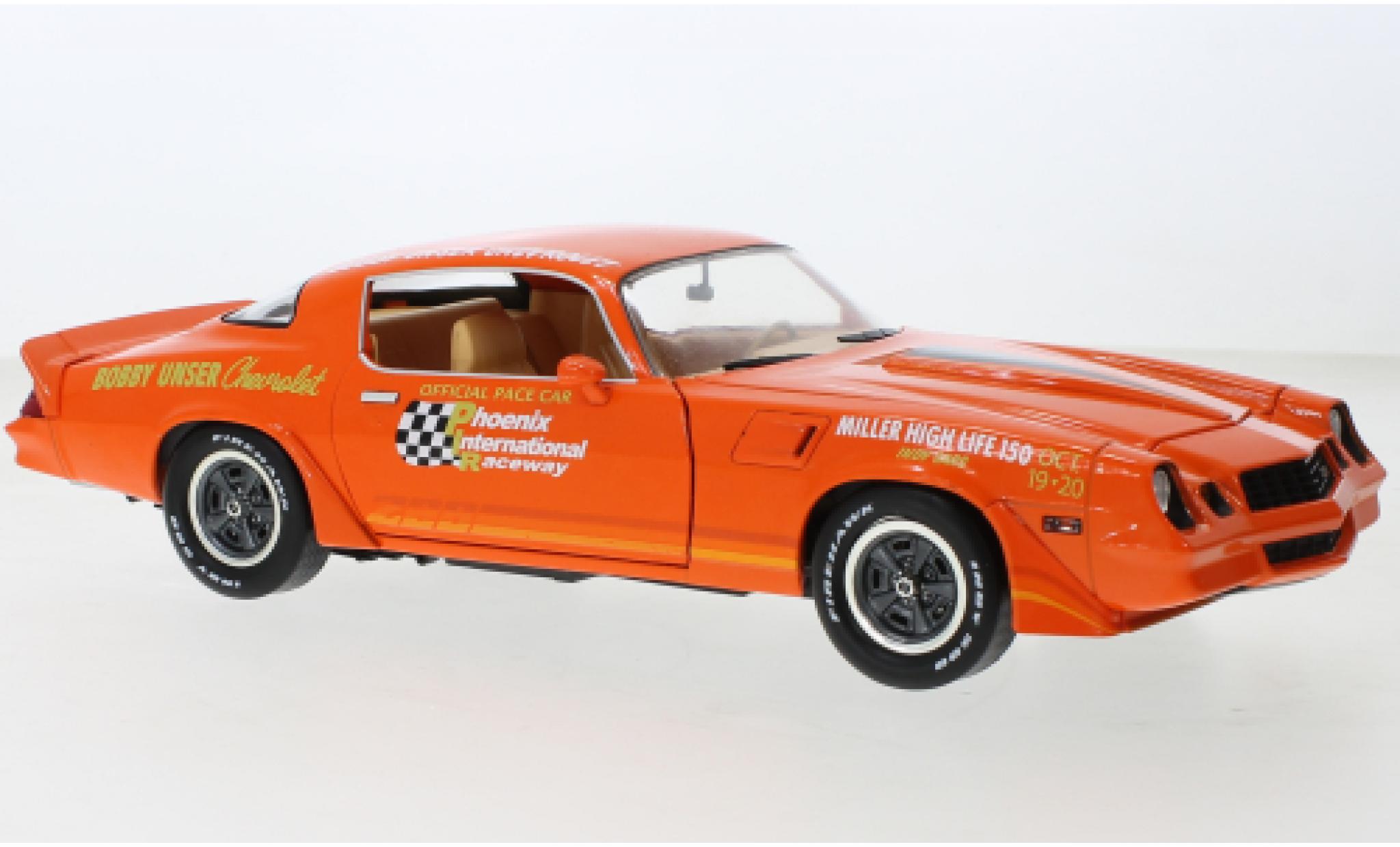 Chevrolet Camaro 1/18 Greenlight Z28 Phoenix International Raceway 1980 modellino in miniatura