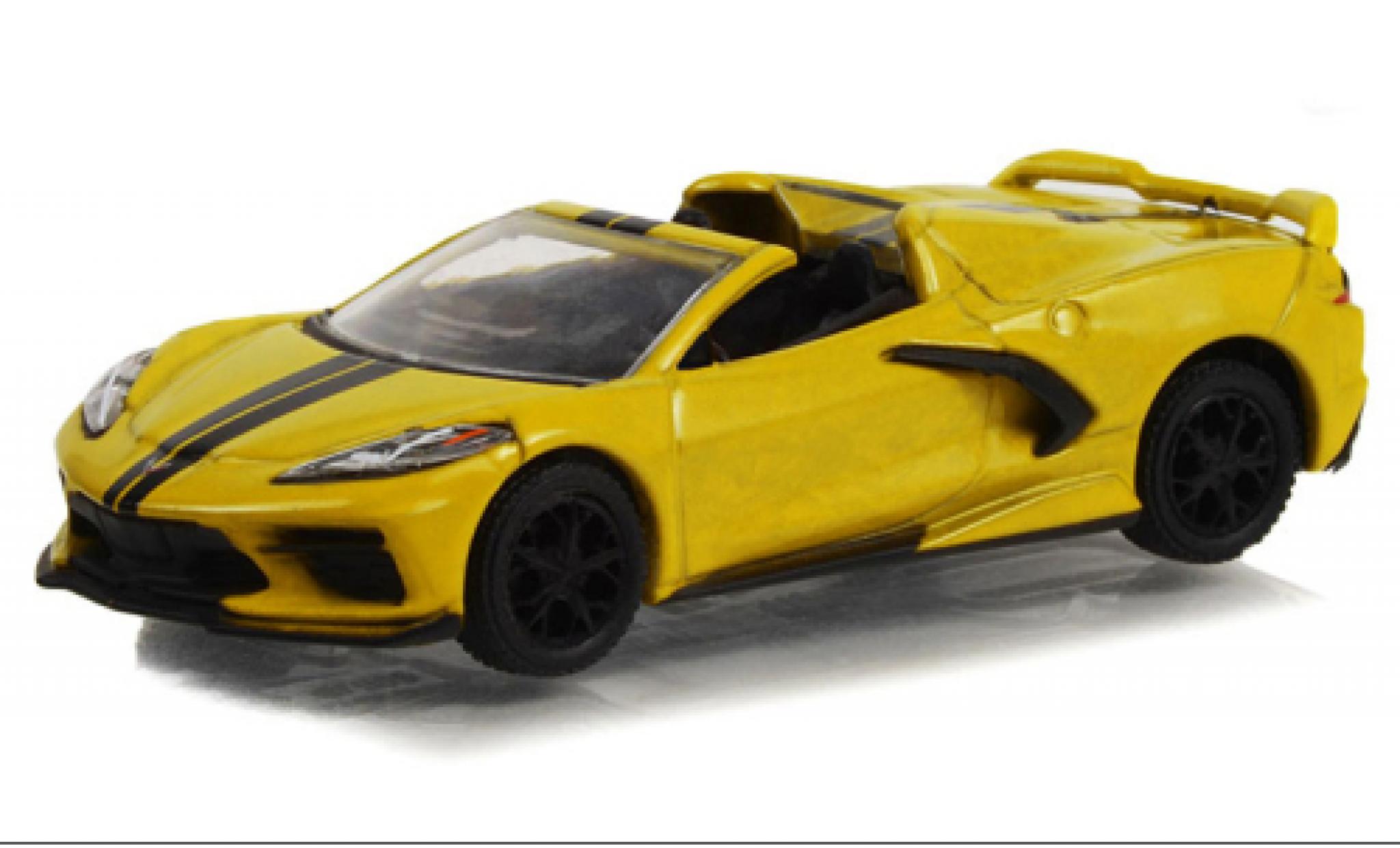 Chevrolet Corvette 1/64 Greenlight (C8) giallo 2022 modellino in miniatura
